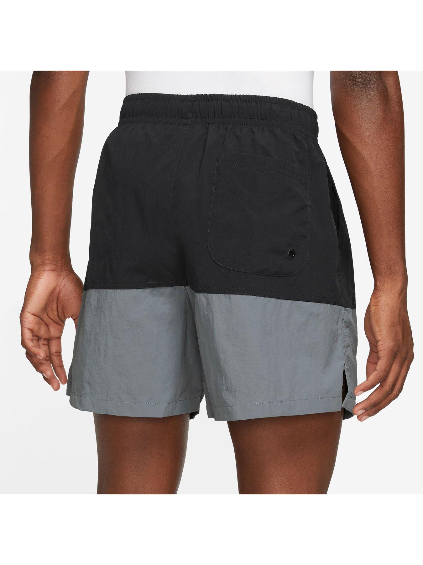 nike-club-colour-block-woven-shorts-blackstillFront