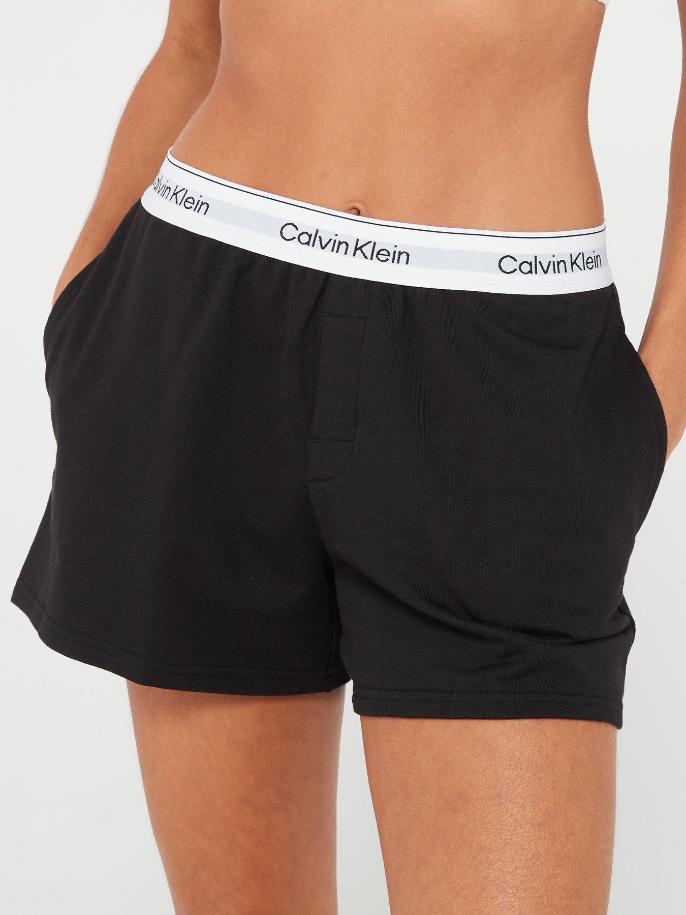 Calvin Klein Modern Cotton Low Waist Sleep Short - Black