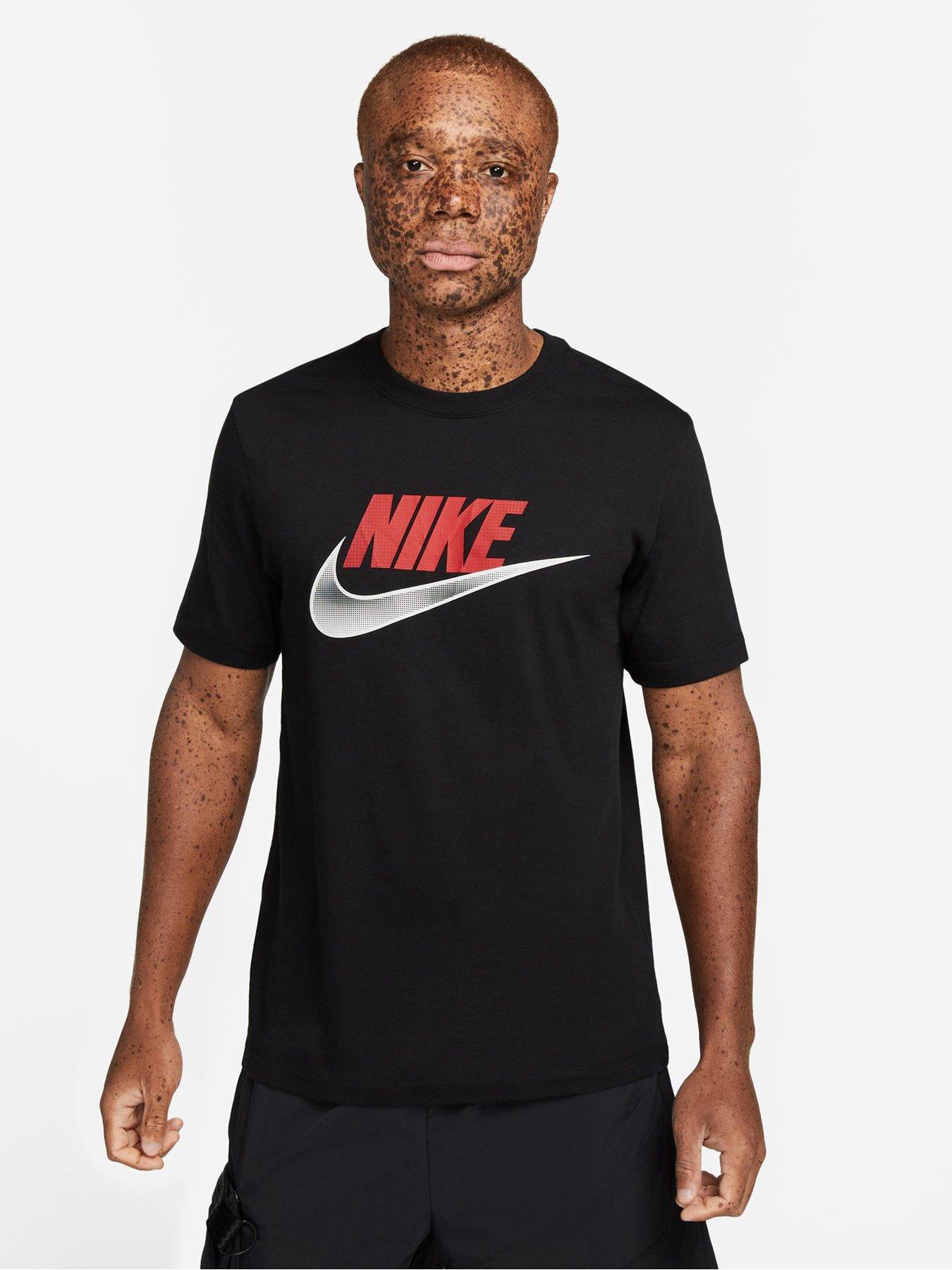 Nike Mens Legend 2.0 Short Sleeve Football T-shirt In Black/matte Silver