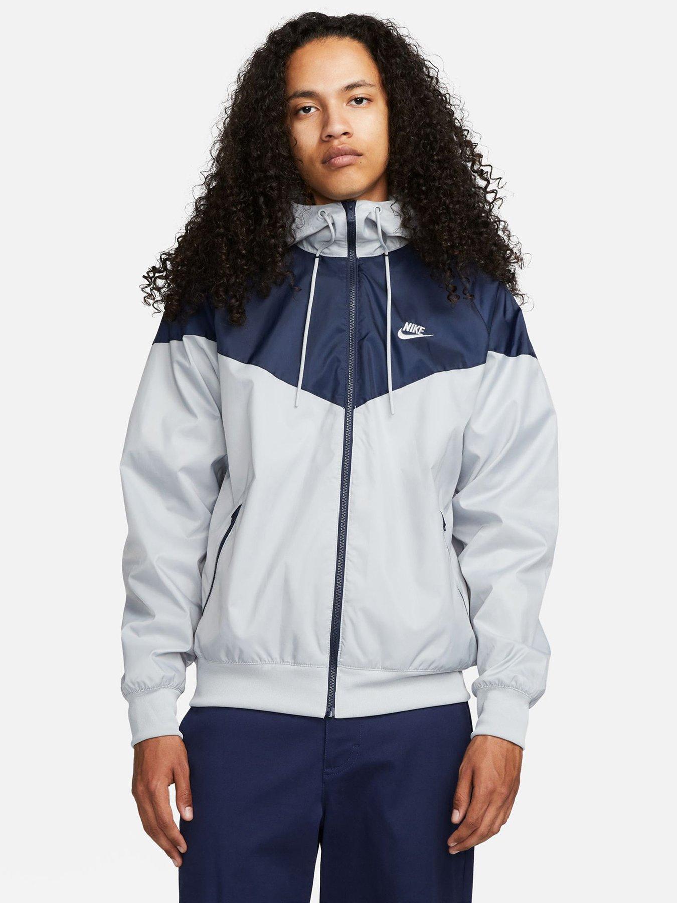 Nike windrunner cheap jacket grey