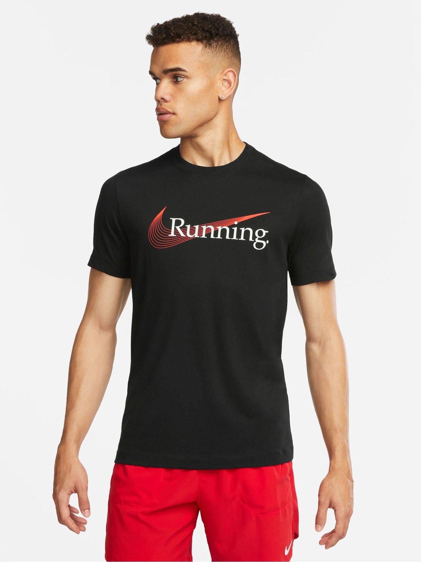 Mens running shop dri fit shirt