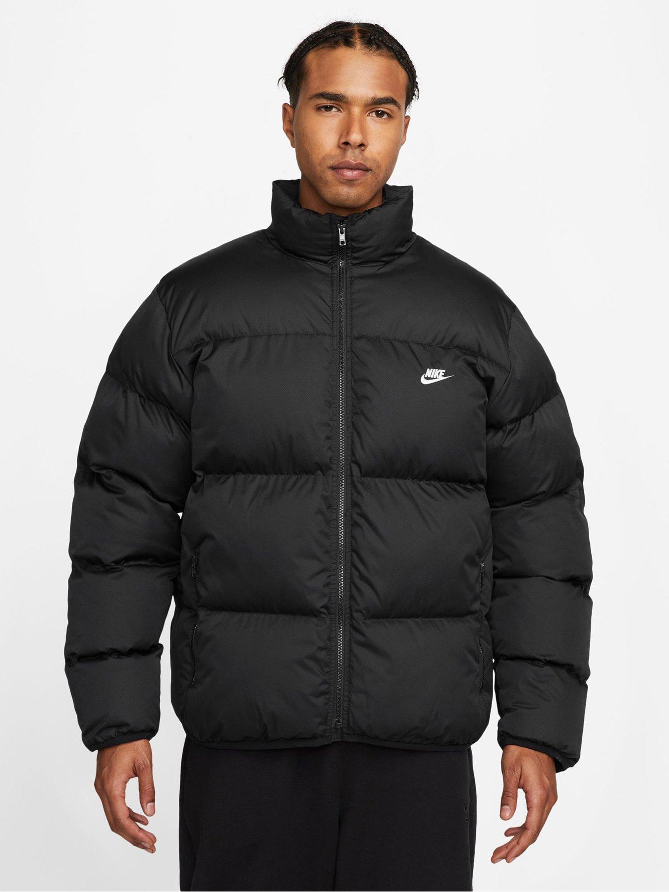 Black nike padded coat new arrivals