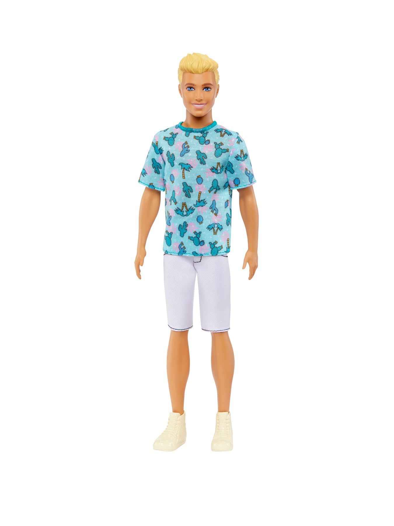 Barbie Ken Fashionista Doll 211 with Blonde Hair and Cactus Tee Very Ireland