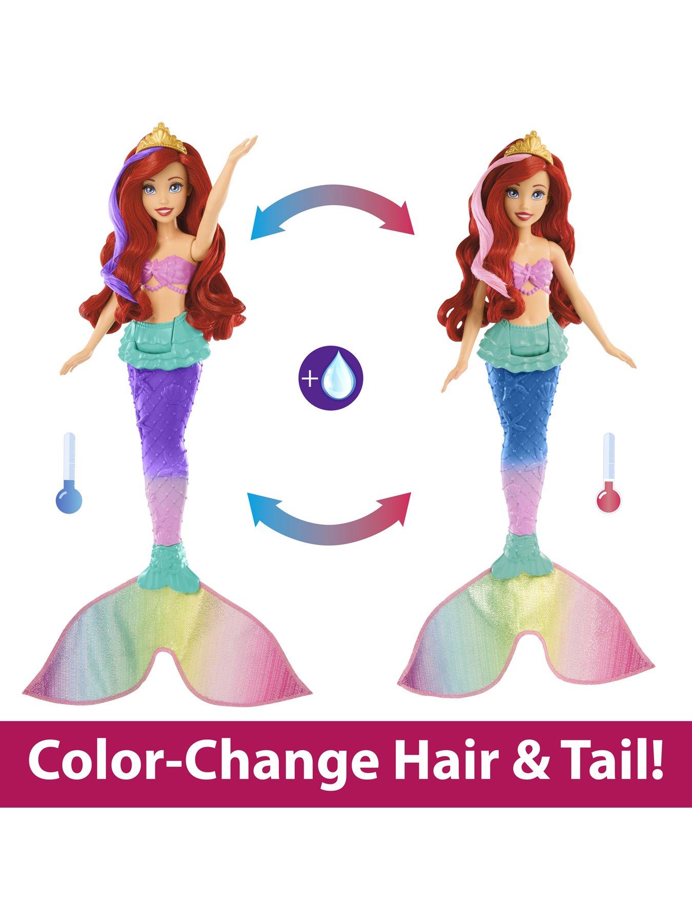 Ariel color changing store mermaid