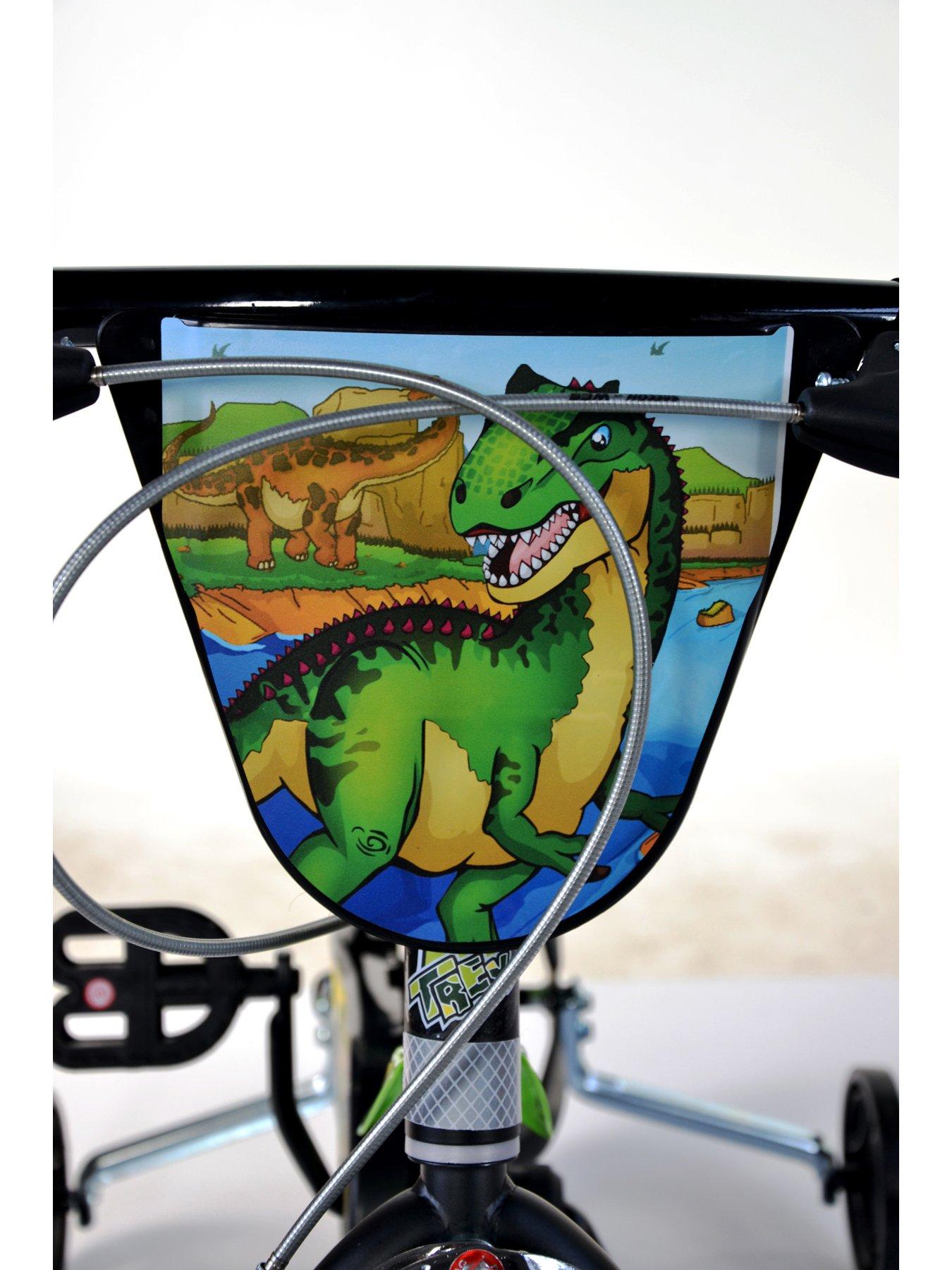 Image 3 of 5 of Dino Dinosaur 16" Kids Bike with Stabilisers