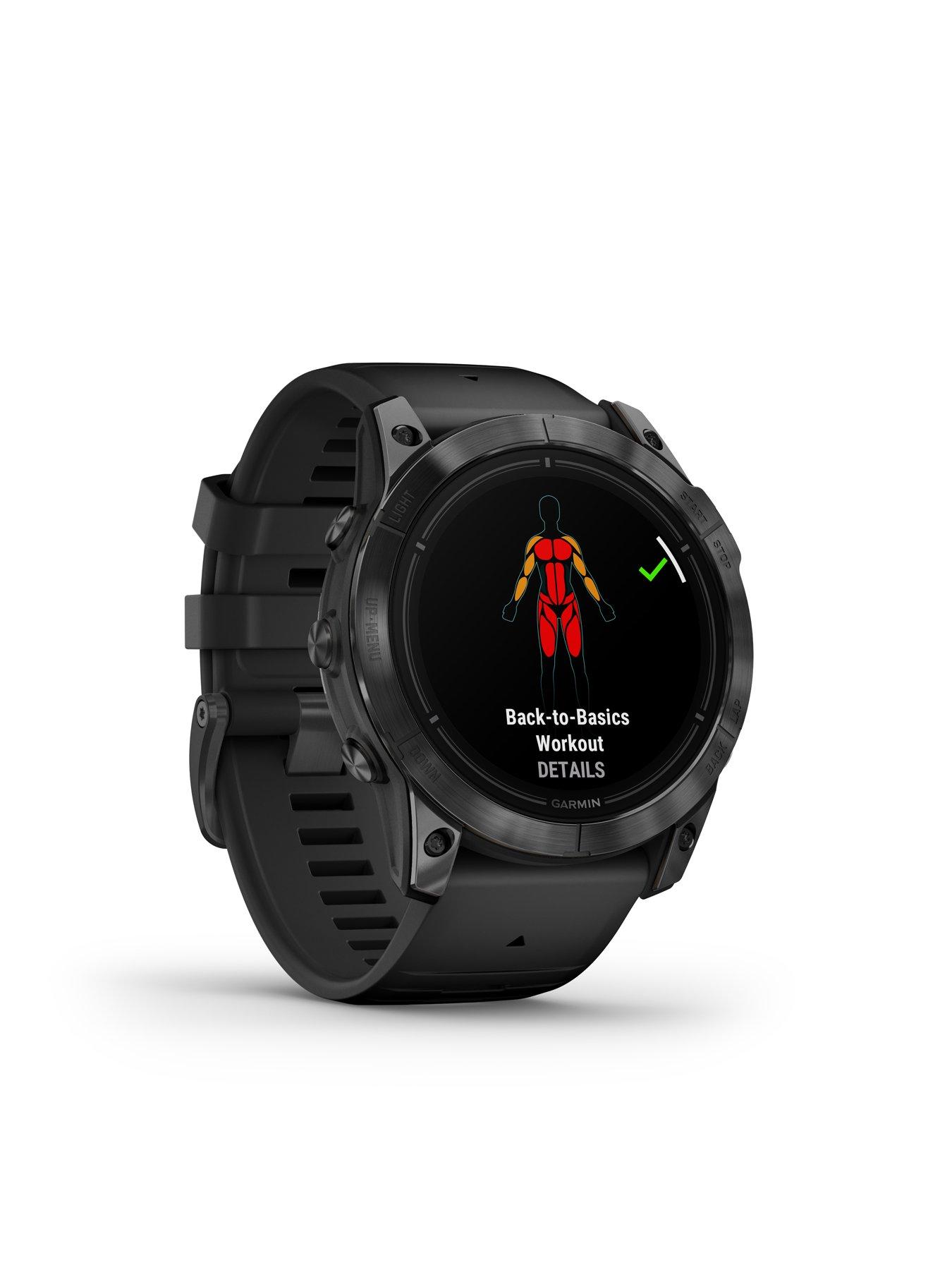 Garmin fenix 5 slate clearance grey with black band