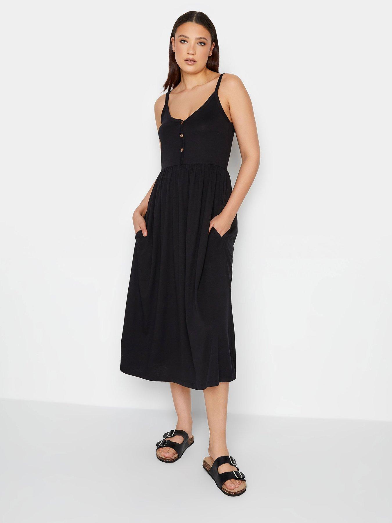 Long tall sally shop in a black dress