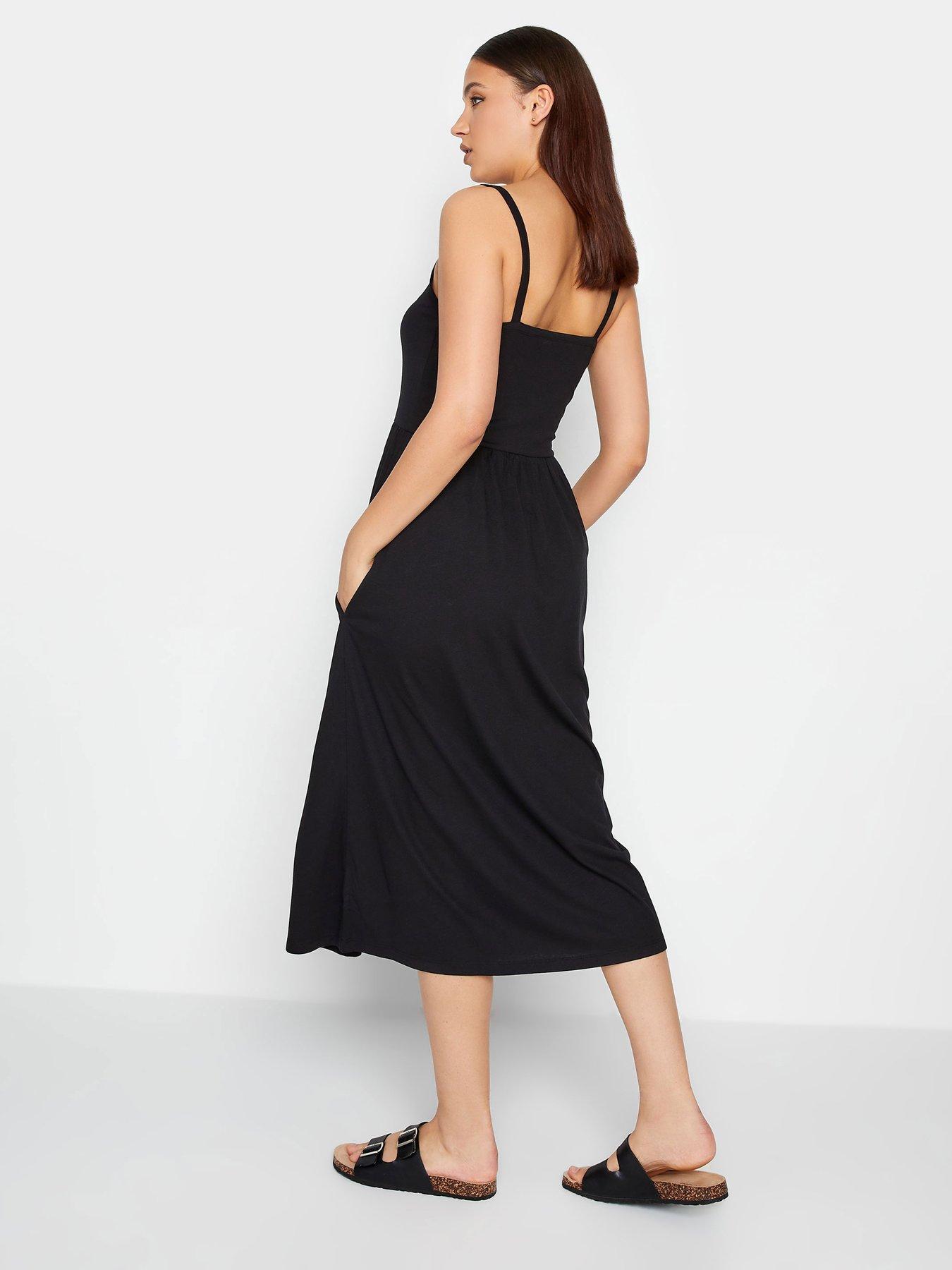 long-tall-sally-long-tall-sally-black-button-through-cami-dress-with-pocketsstillFront