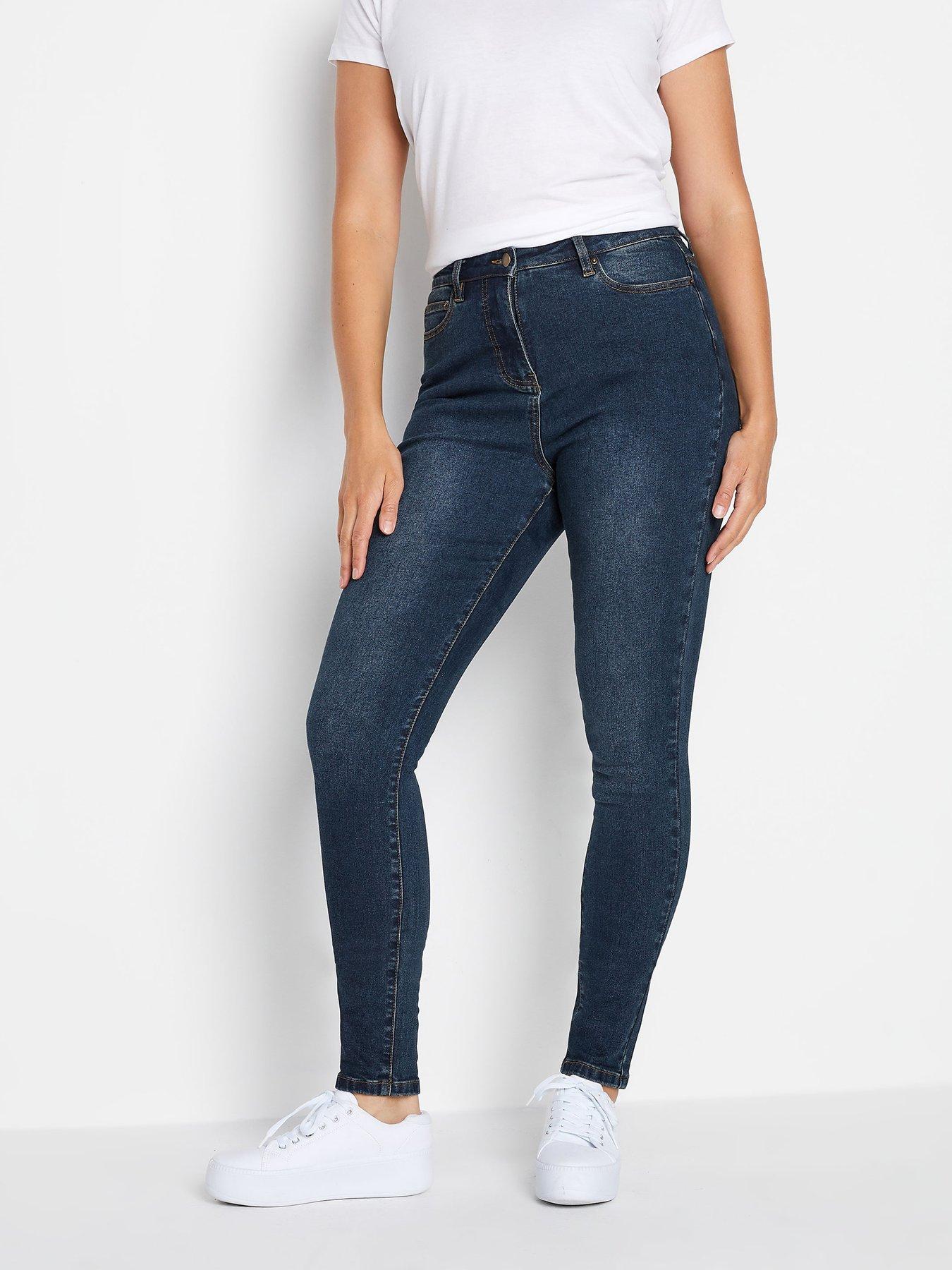 Long Tall Sally Washed Blue Ava Skinny Jean
