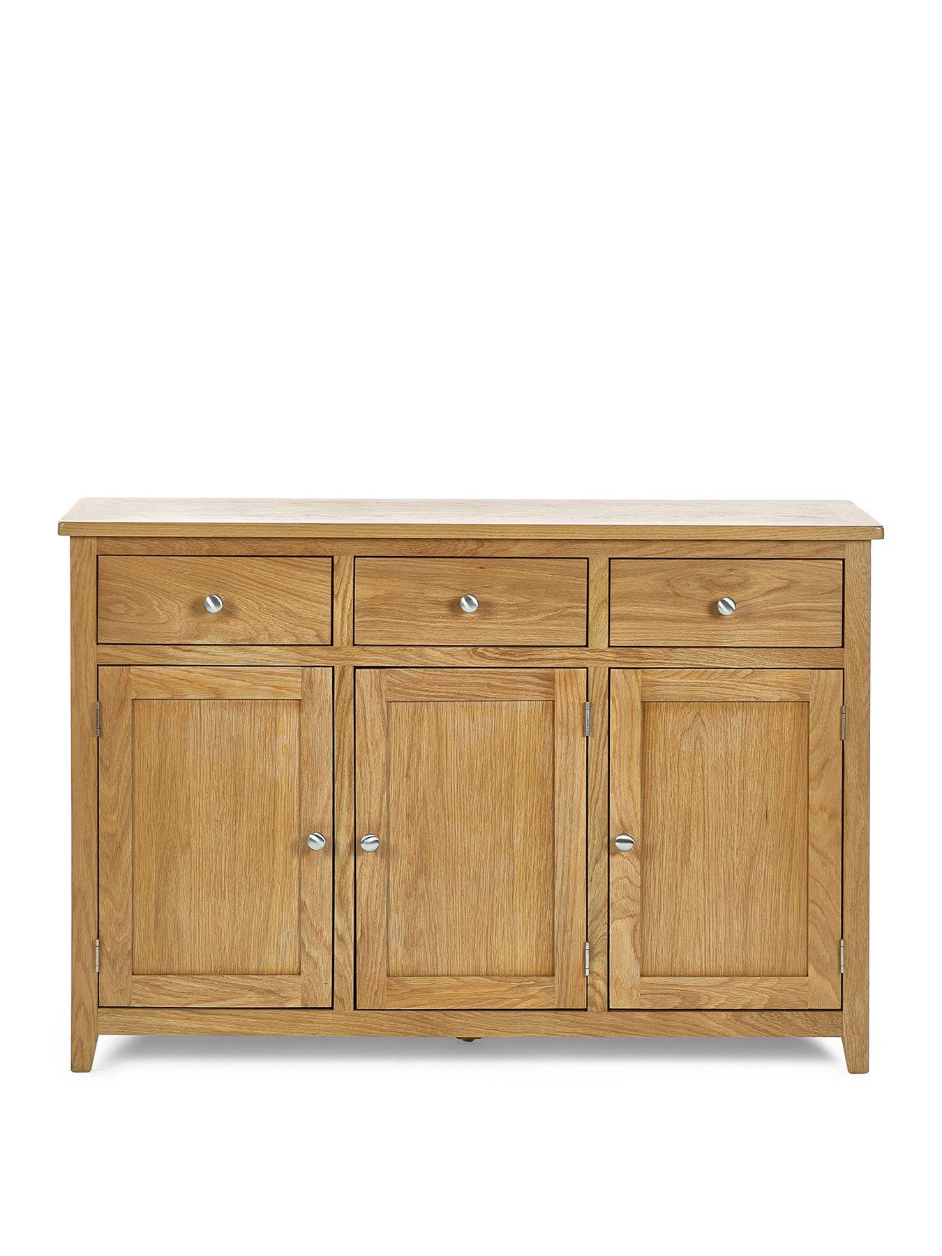 julian-bowen-mallory-ready-assembled-large-solid-oakoak-veneernbspsideboardstillFront