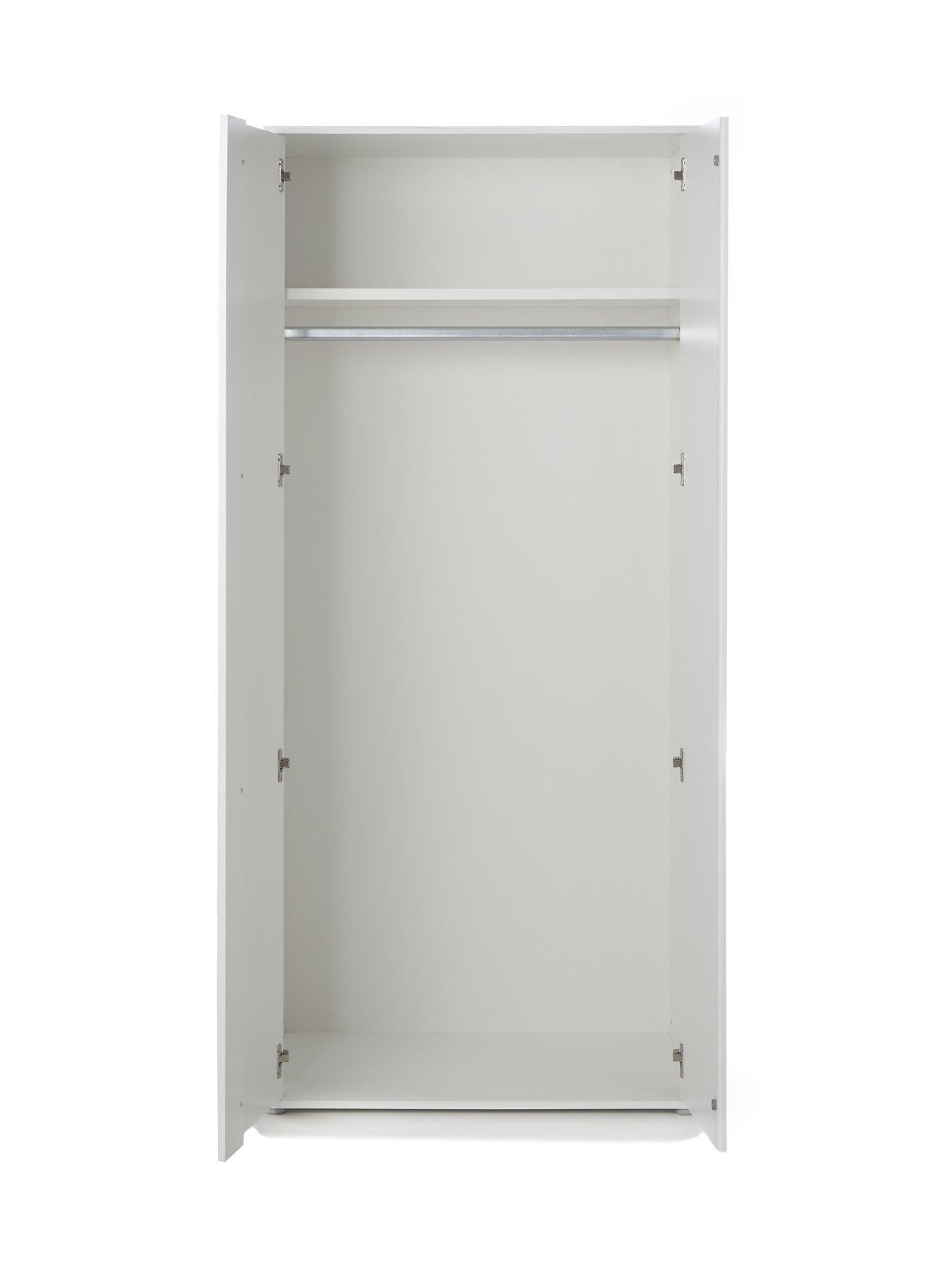 Image 4 of 7 of The Very Collection Lisson 2 Door Wardrobe - White&nbsp;- FSC&reg; Certified