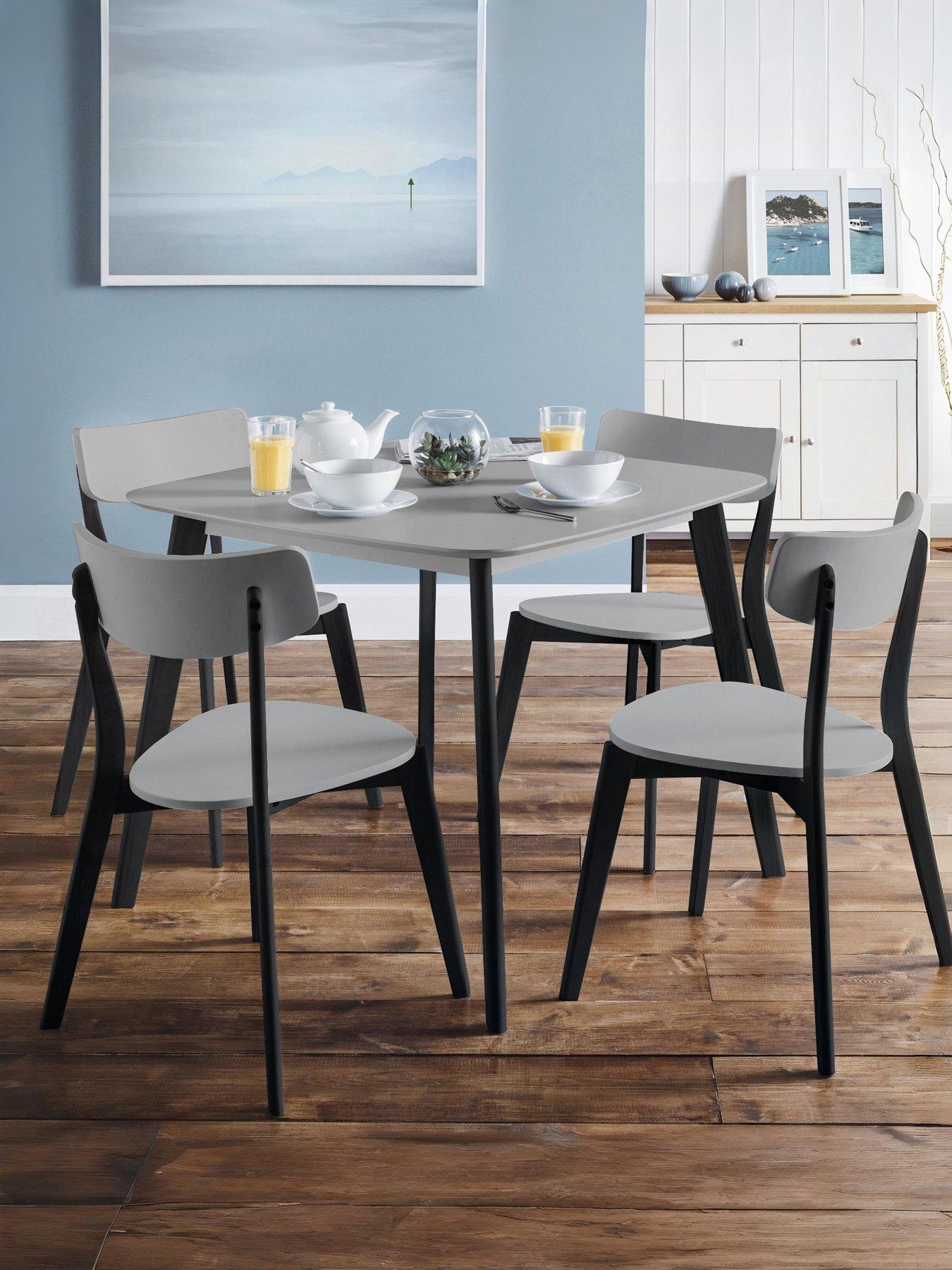Image 1 of 4 of Julian Bowen Casa 90 cm&nbsp;Dining Table - Grey