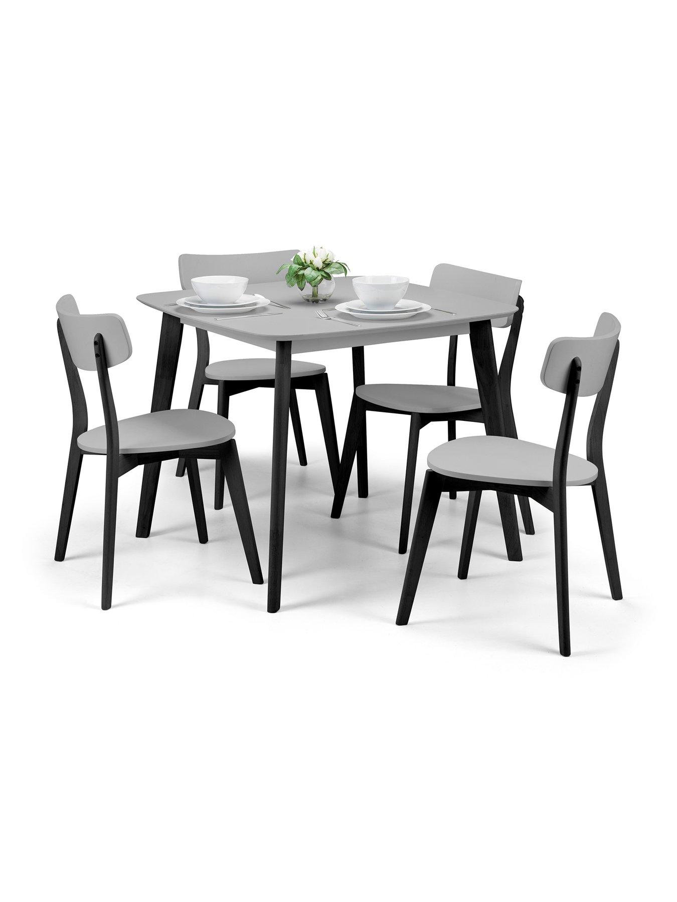 Image 4 of 4 of Julian Bowen Casa 90 cm&nbsp;Dining Table - Grey