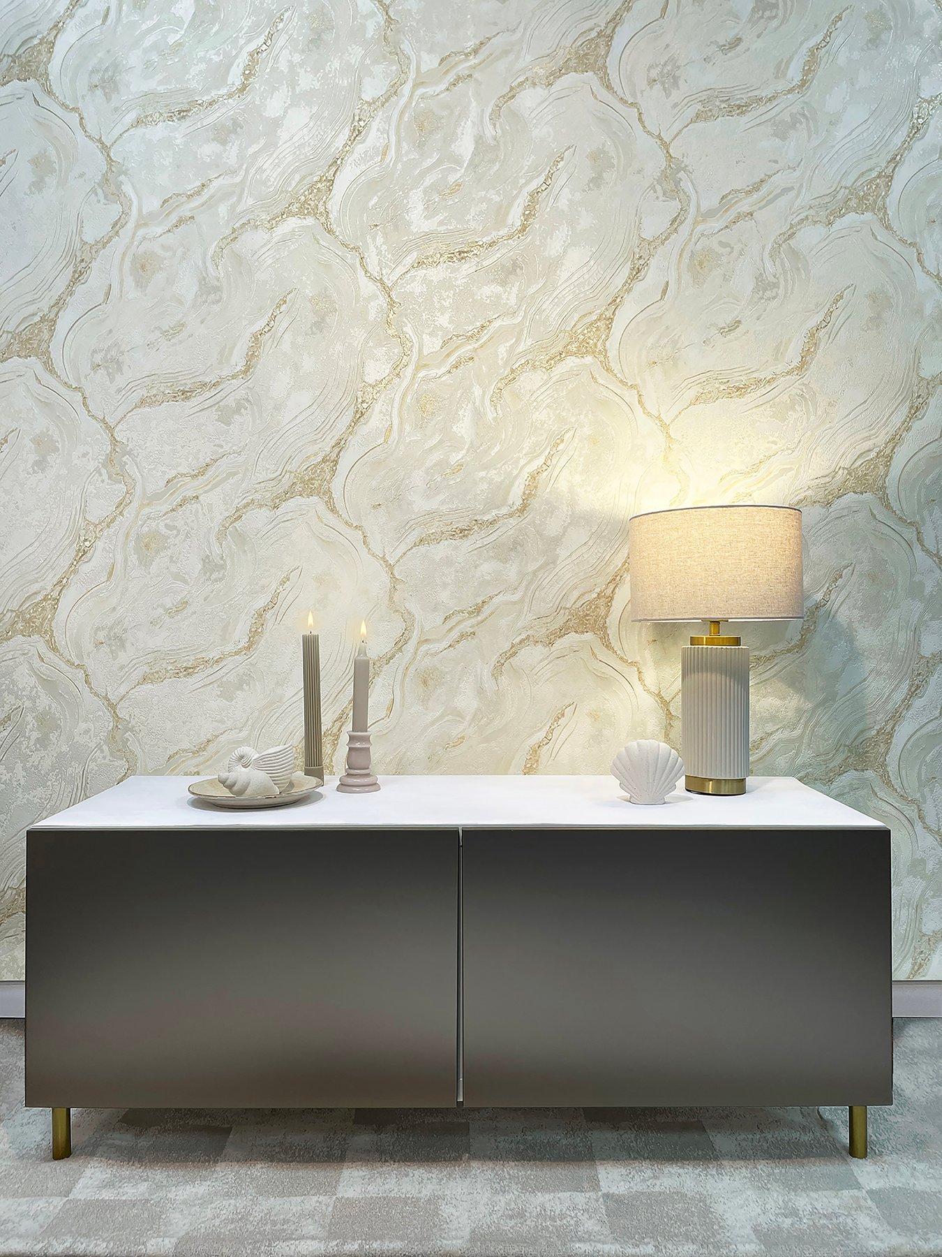 Rasch Palmetto Agate Wallpaper - Natural