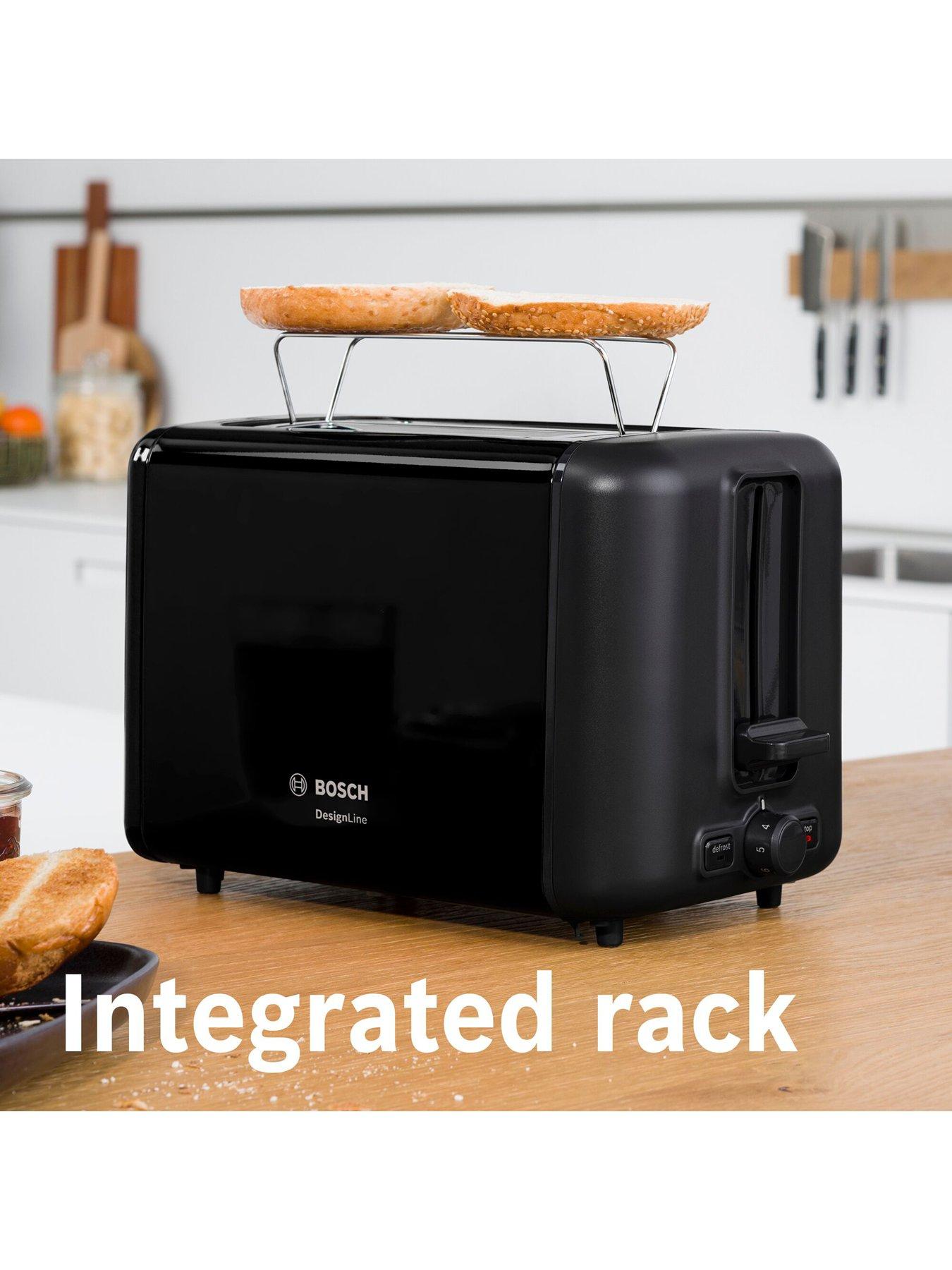 Image 7 of 7 of Bosch Bosch DesignLine TAT3P420GB 2-Slice Toaster with 6 variable browning levels - Black
