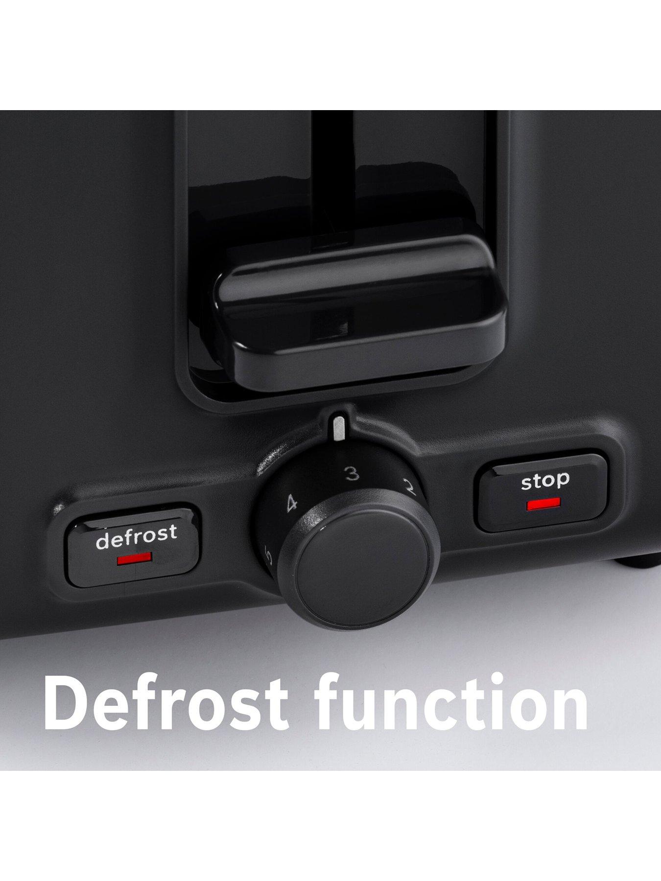 Image 4 of 7 of Bosch DesignLine TAT3P420GB 2-Slice&nbsp;Toaster with 6 variable browning levels&nbsp;- Stainless Steel