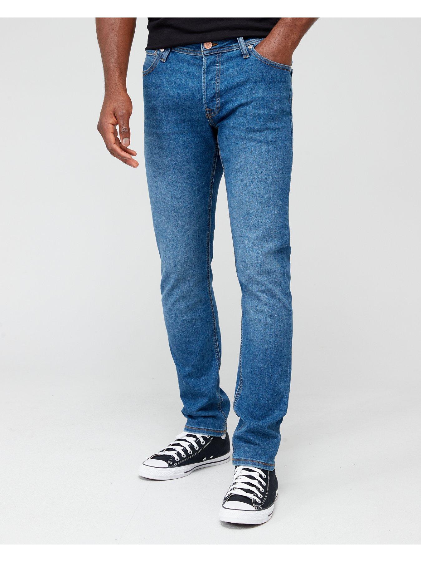 Image 1 of 4 of Jack & Jones Glenn Slim Fit Jeans - Blue