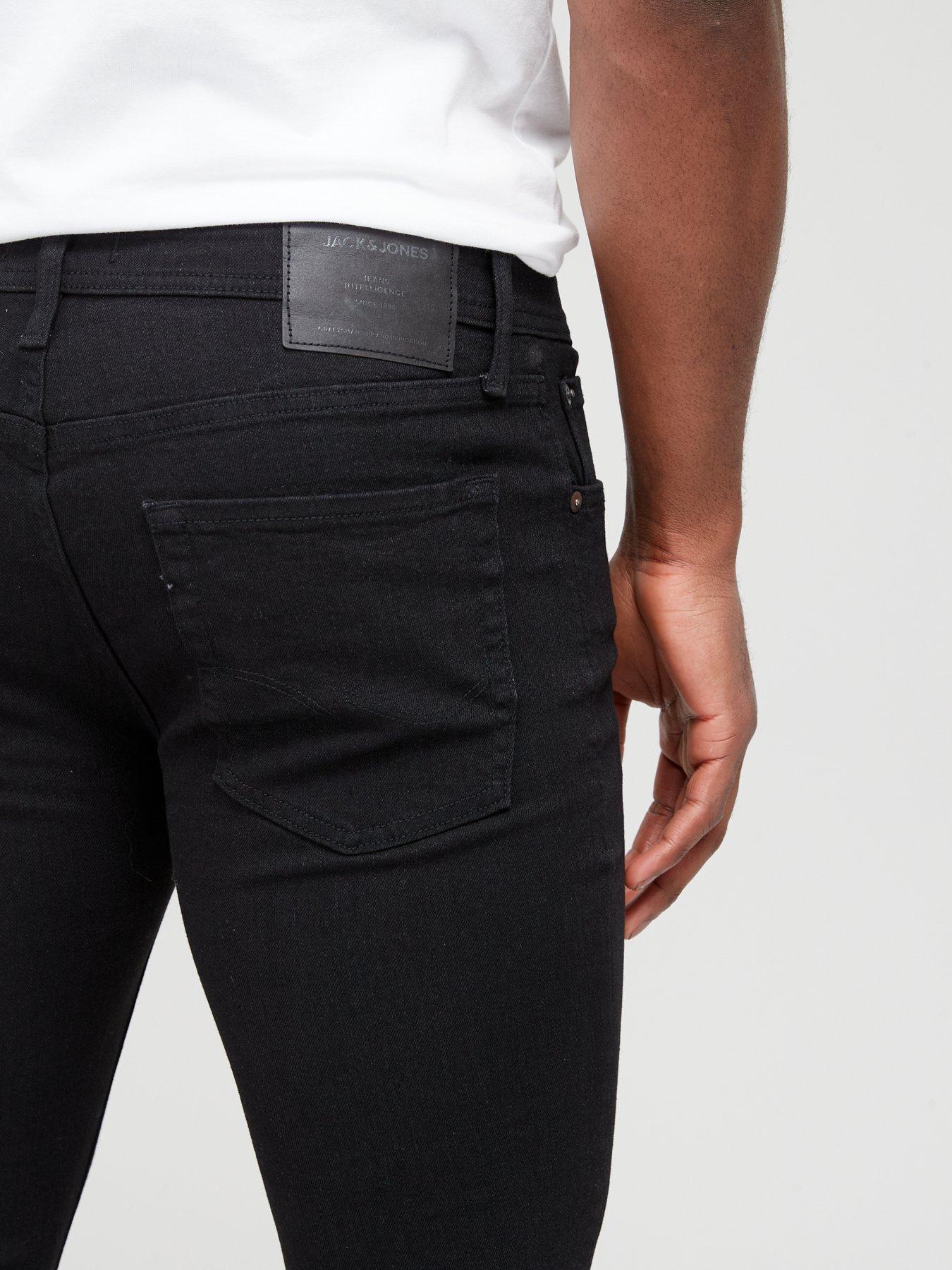 Stretch Jeans Black Jean Jack And Jones Skinny Fit Liam Jack Jones