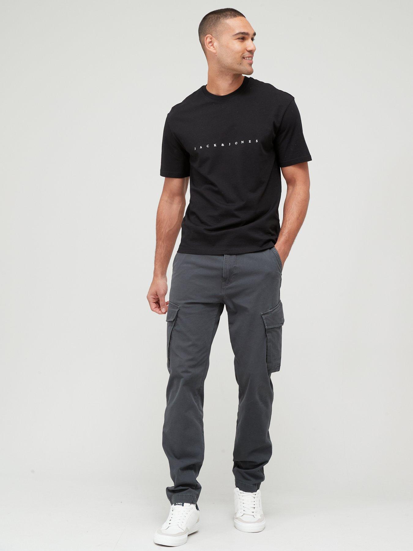 Image 3 of 4 of Jack & Jones Chest Logo T-Shirt - Black