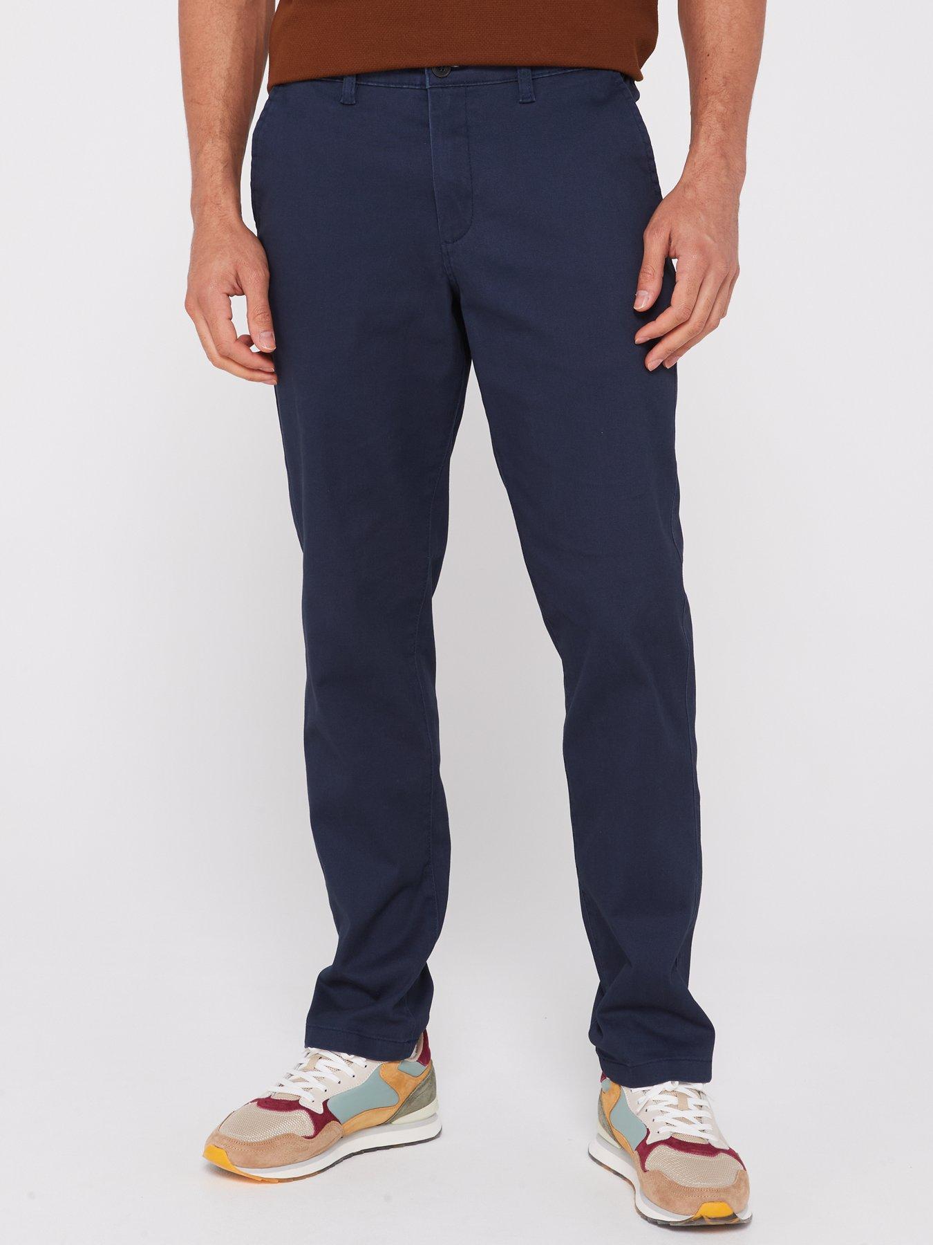 jack jones ollie dave regular fit chino trousers navy