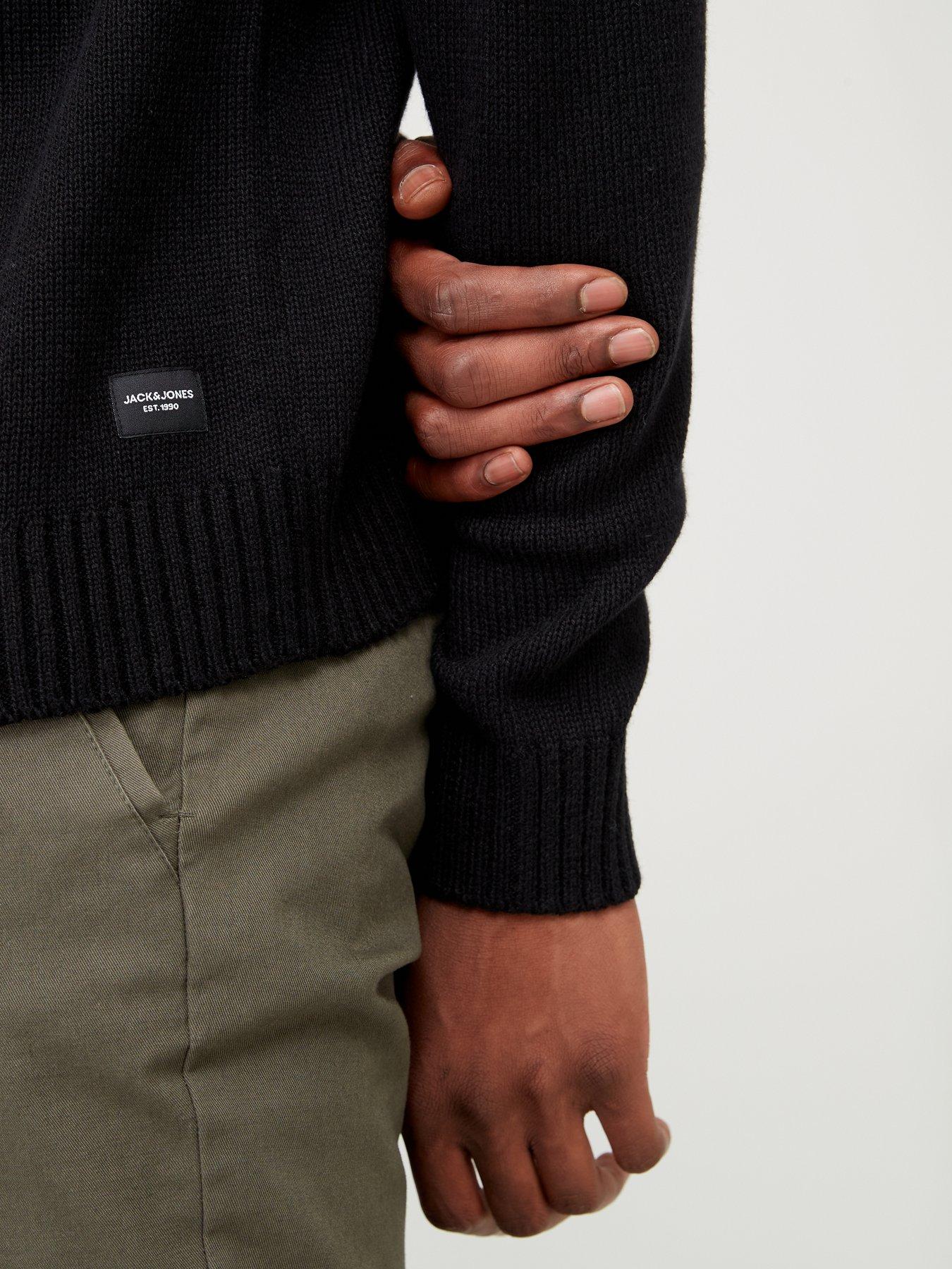 jack-jones-jack-amp-jones-jack-textured-crew-neck-jumper-blackoutfit