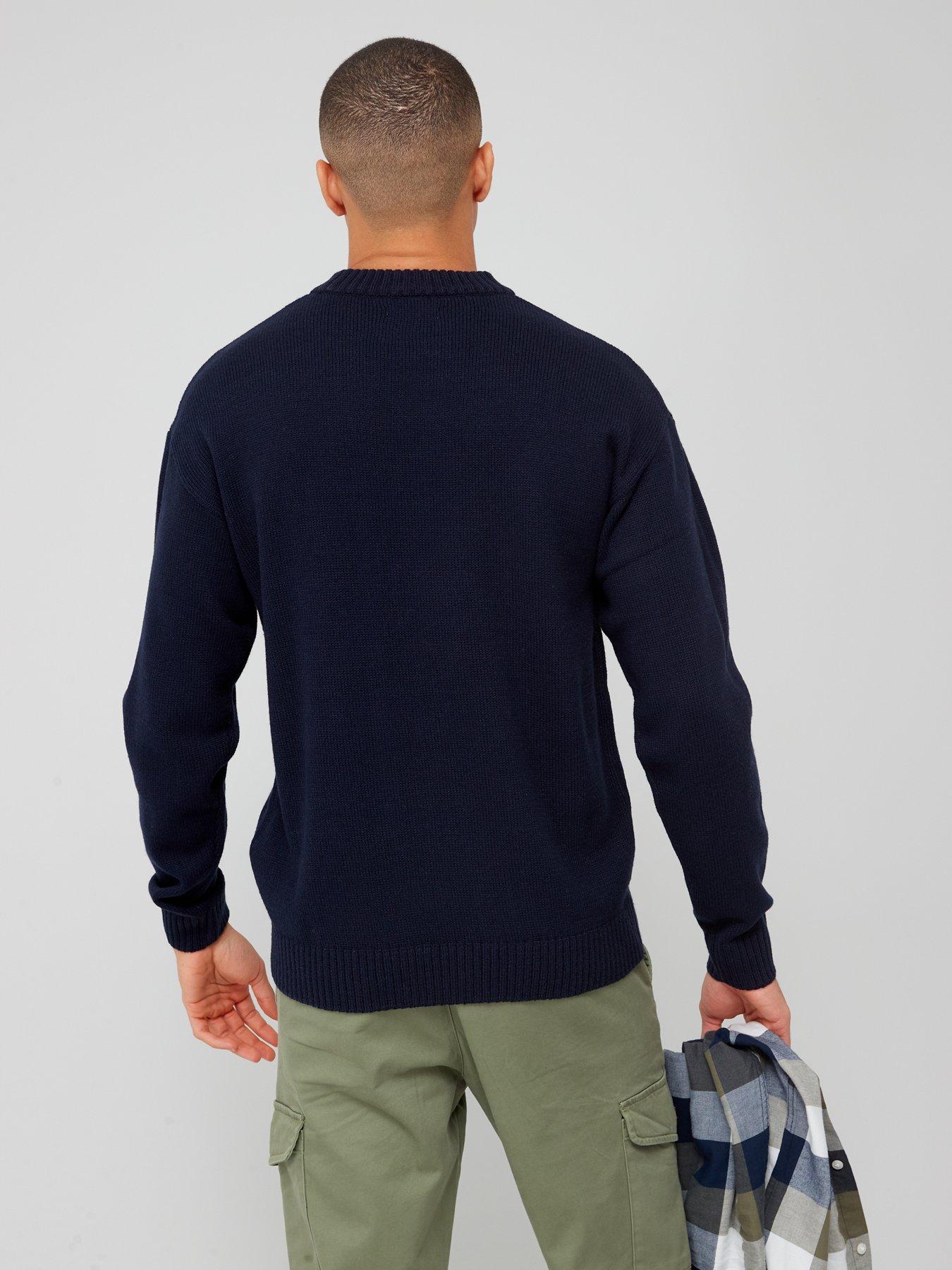 jack-jones-jack-amp-jones-jack-textured-crew-neck-jumper-navystillFront