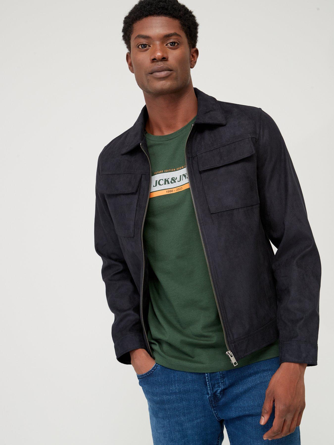 Jack and jones hot sale green denim jacket