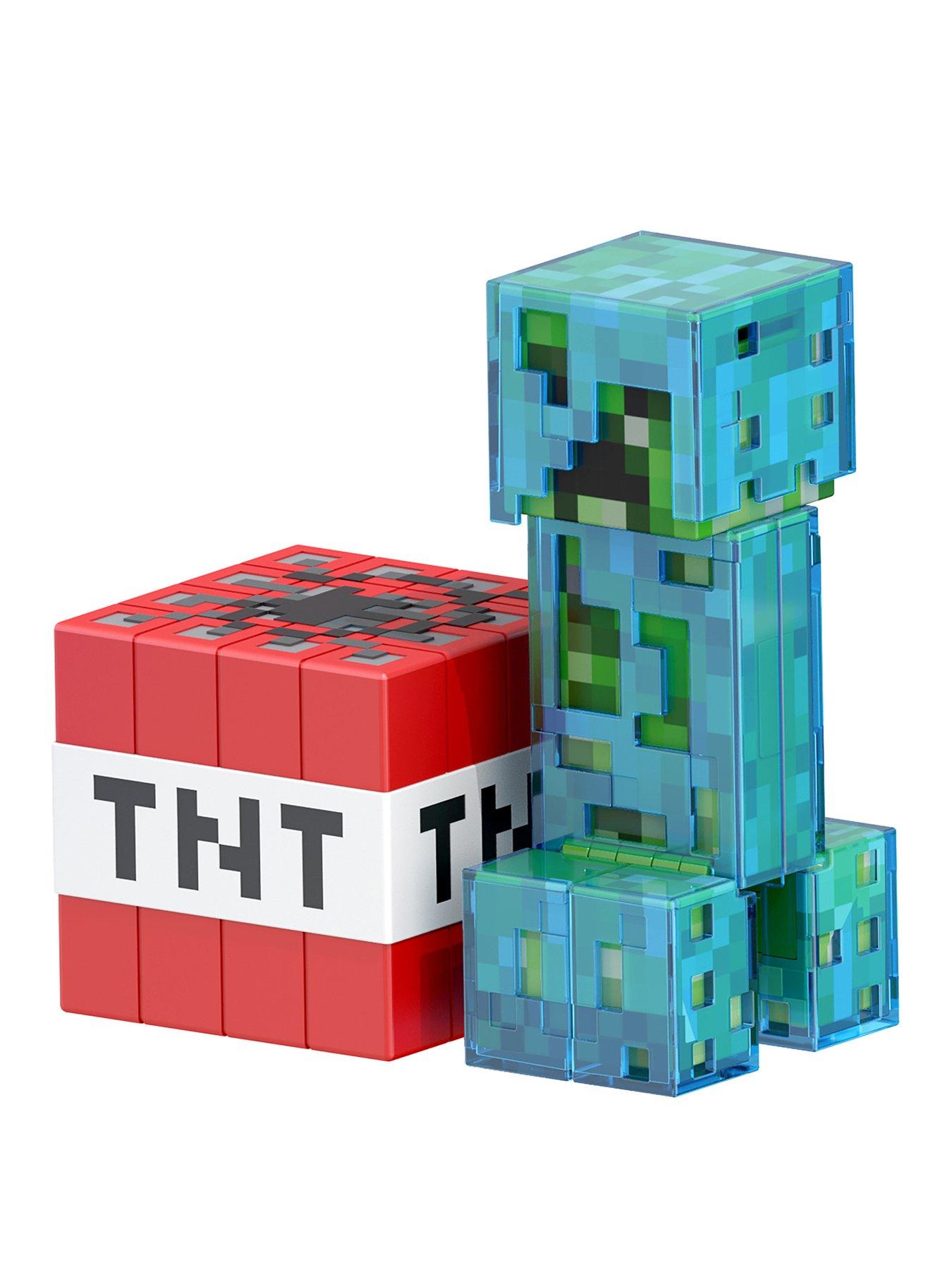 Image of Minecraft Diamond Level Creeper Action Figure