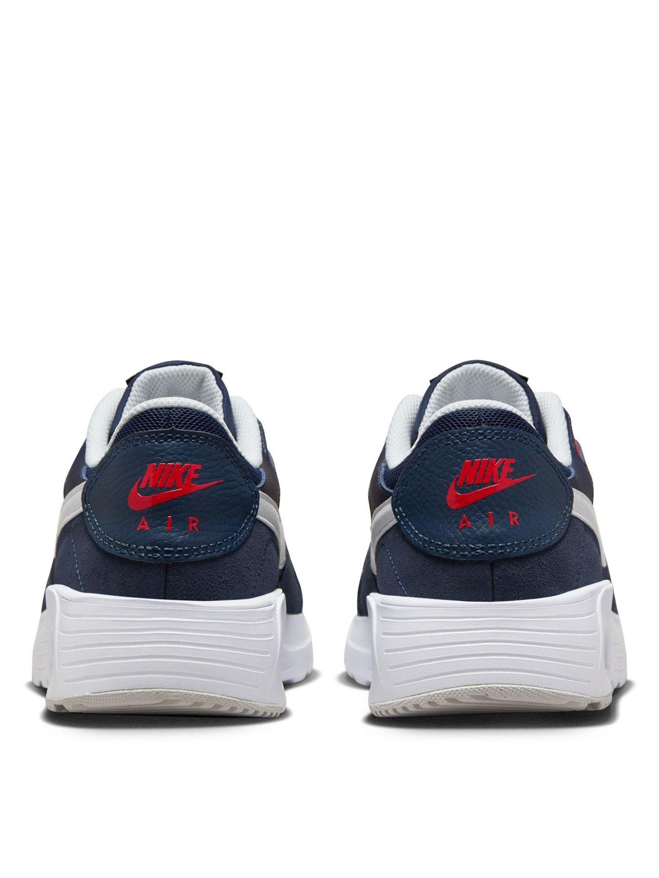 Navy blue and cheap red nike air max