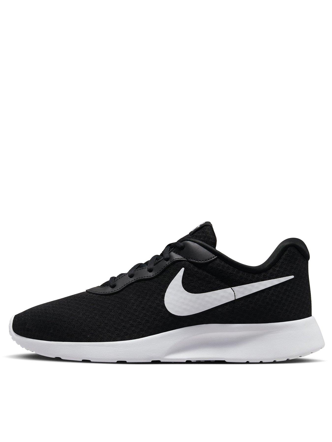 Mens nike tanjun discount black and white