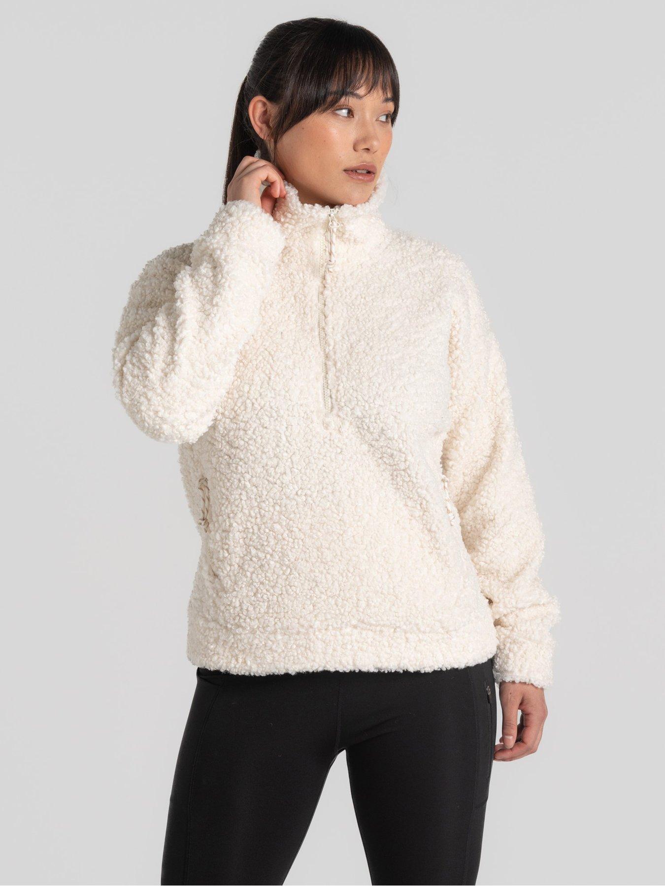 craghoppers-ciara-half-zip-fleece-top-whitefront