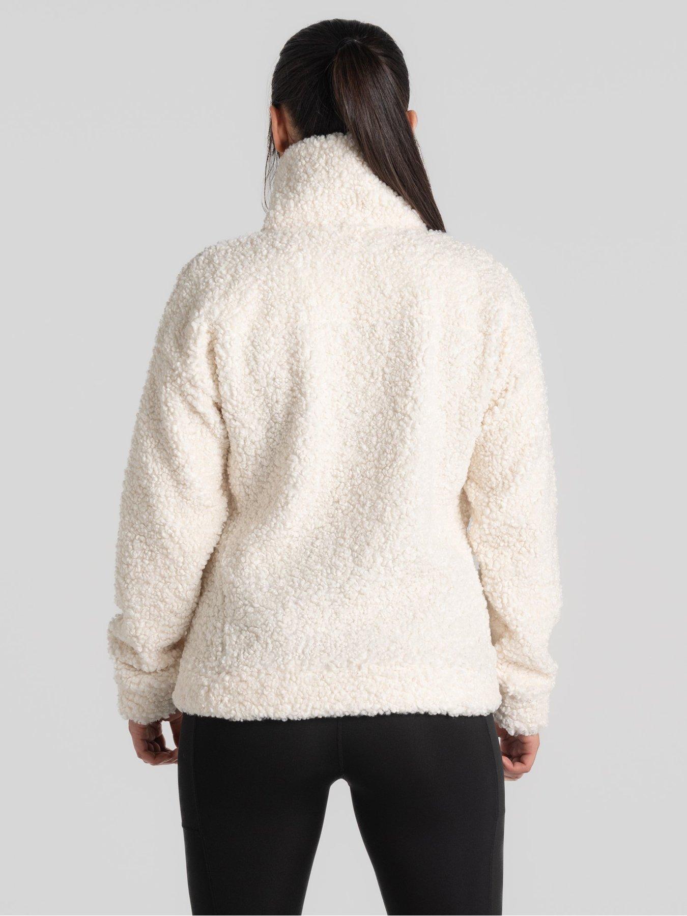 craghoppers-ciara-half-zip-fleece-top-whitestillFront