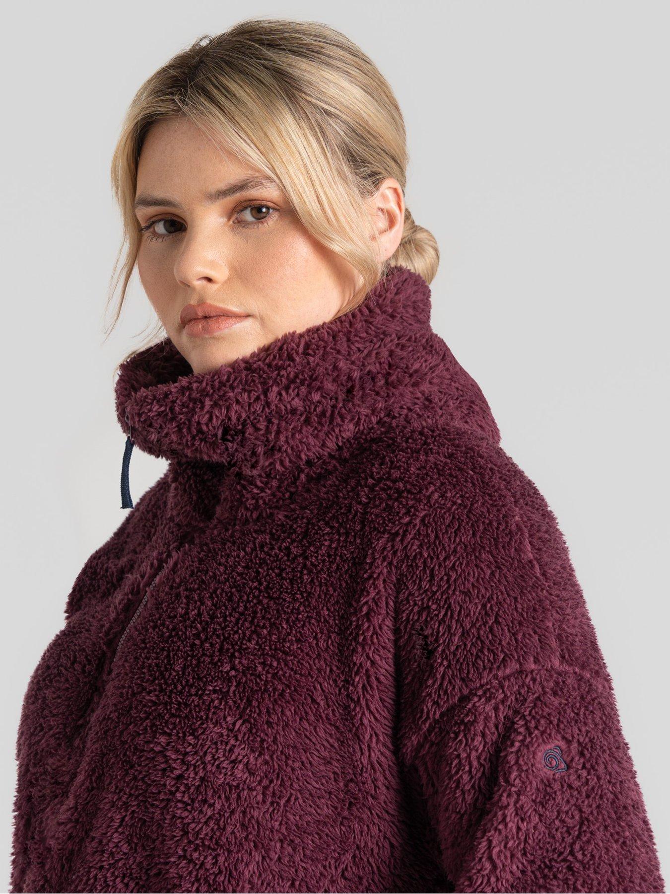 craghoppers-bronagh-half-zip-fleece-top-purpleoutfit