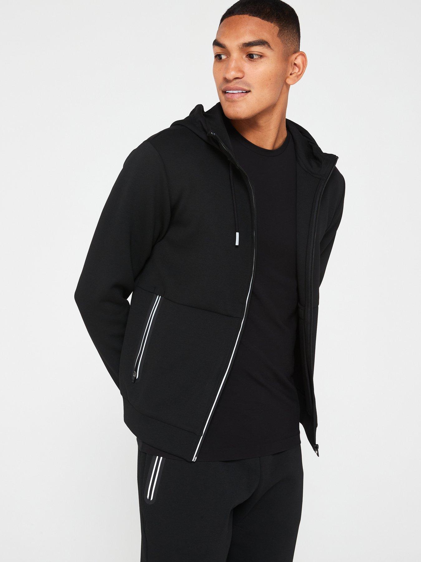 Emporio armani full zip on sale hoodie