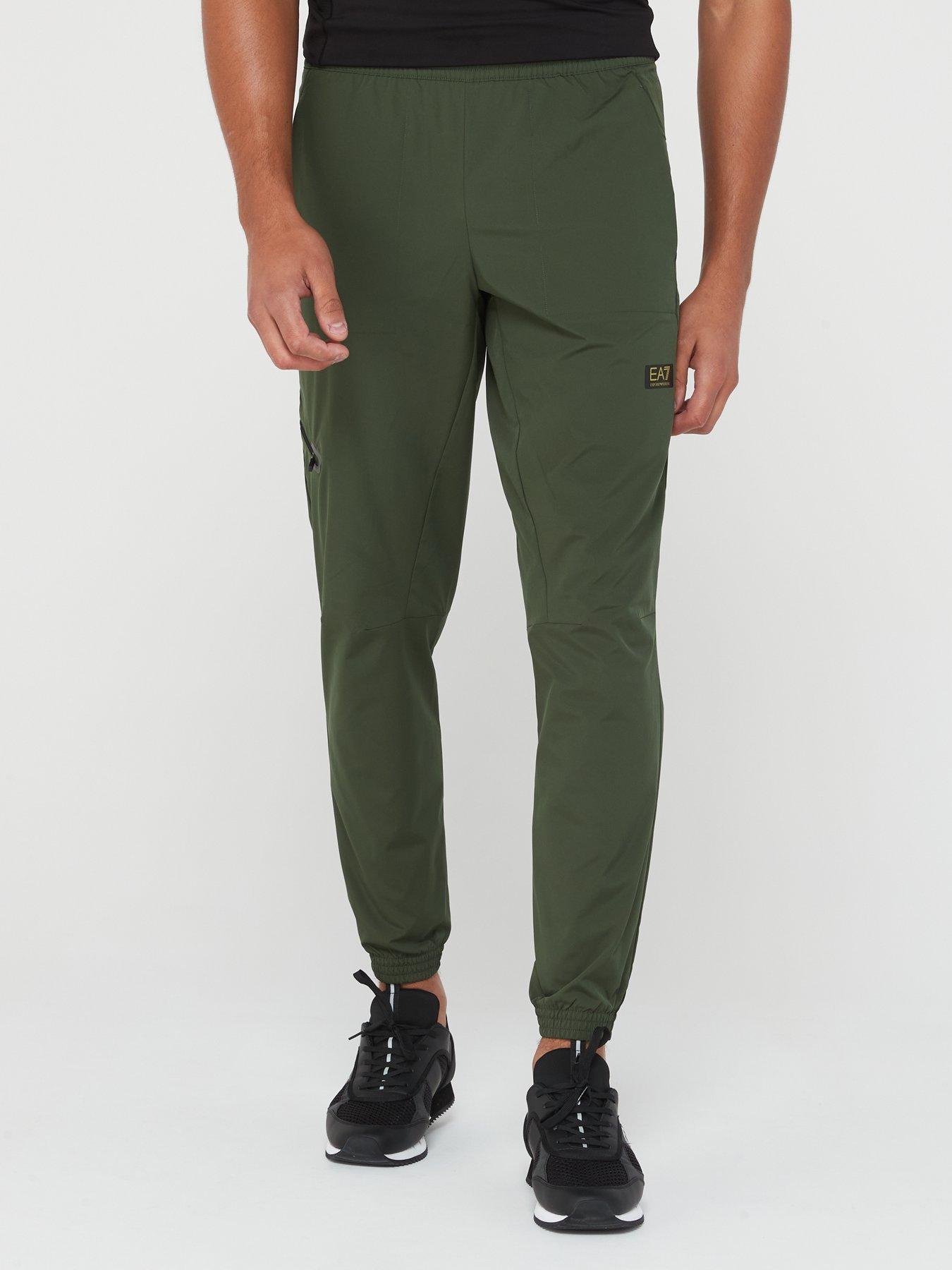 EA7 Emporio Armani Ventus Cuffed Track Pant Dark Green Very Ireland