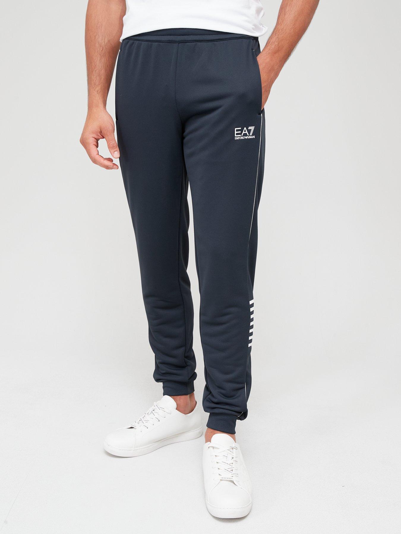 EA7 Emporio Armani Ventus Cuffed Track Pant - Black