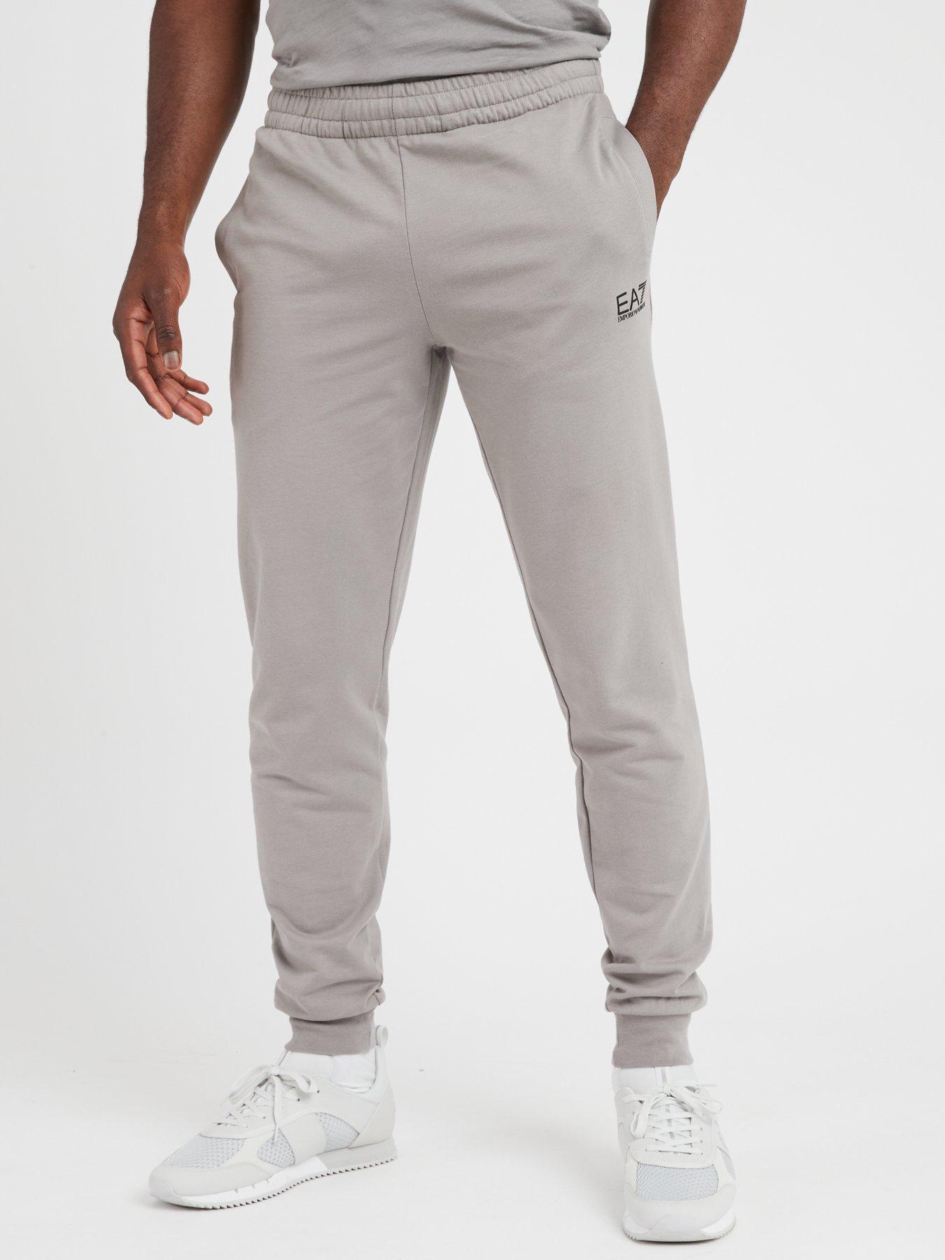 Emporio armani grey joggers new arrivals