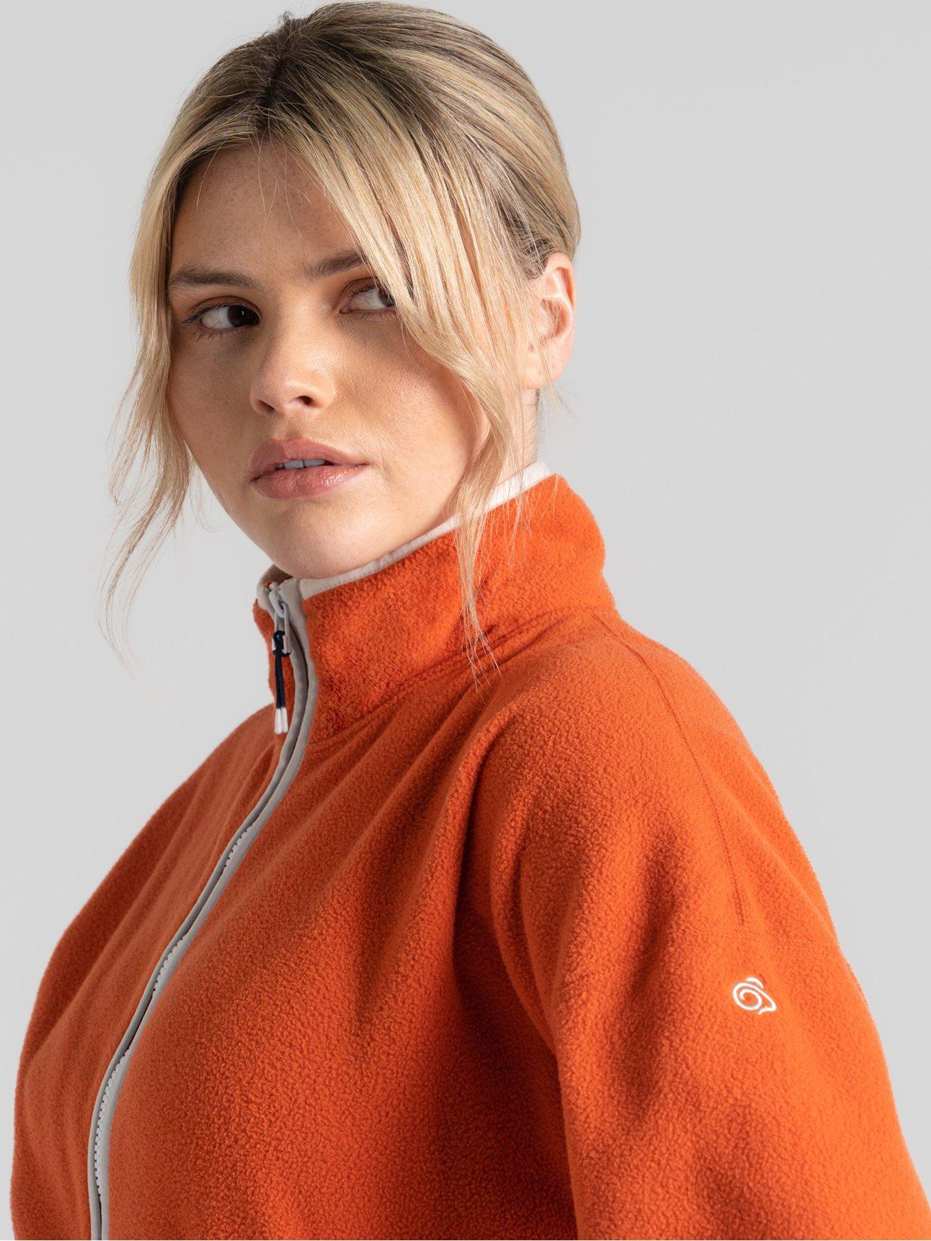 craghoppers-co2-renu-half-zip-fleece-top-orangeoutfit