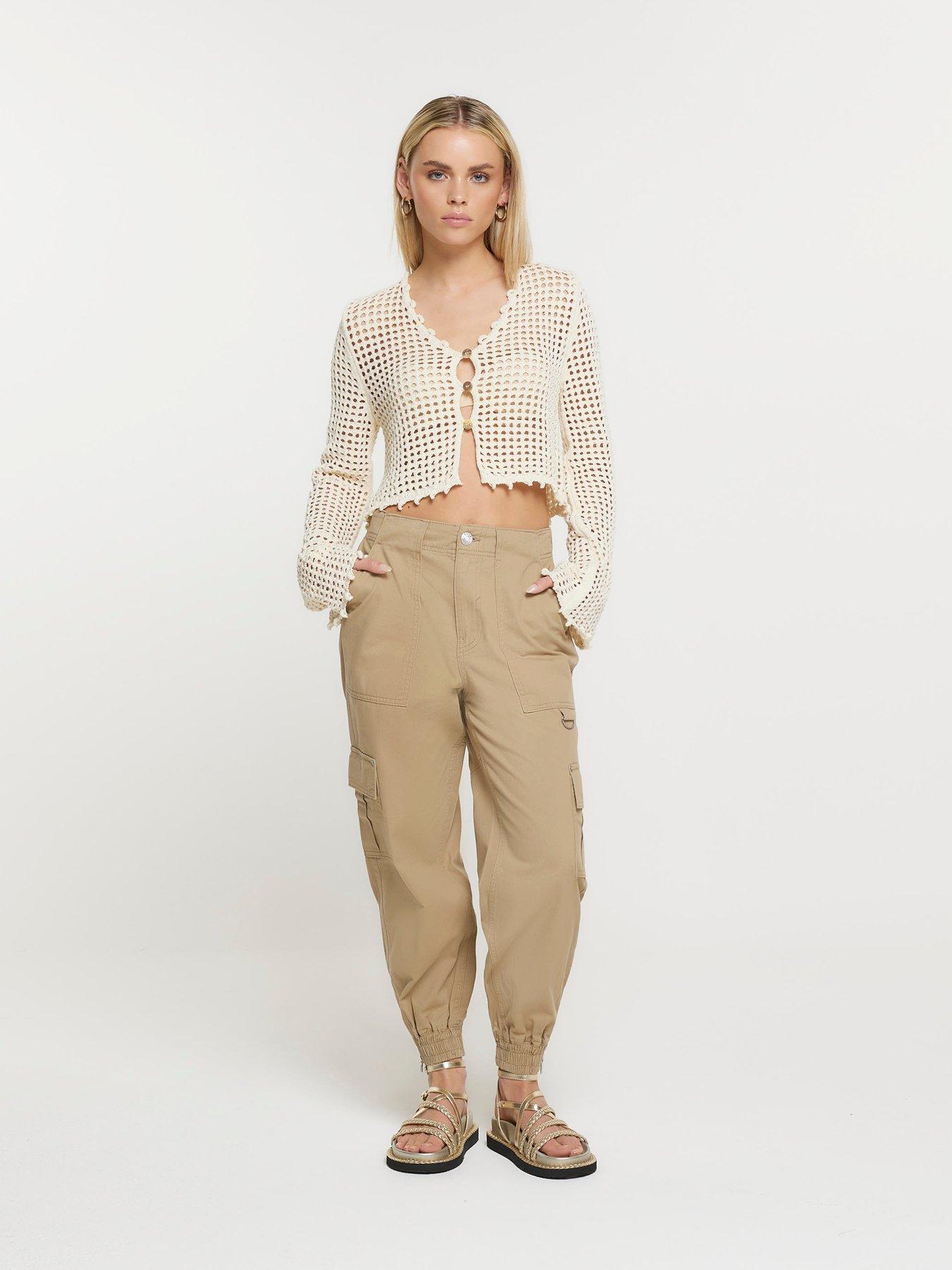 ri-petite-zip-cuff-cargo-trouser-beigeback