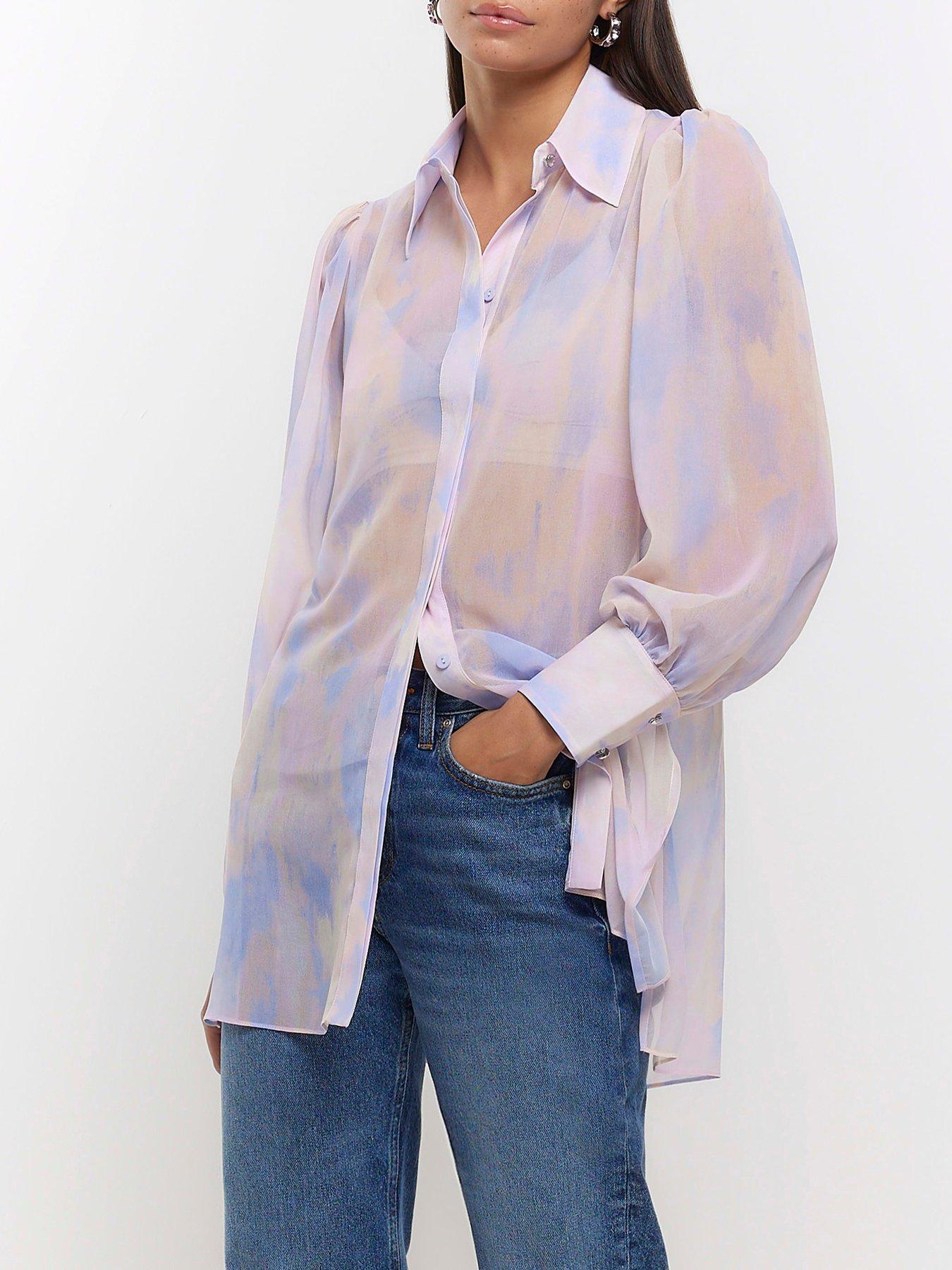 River island 2024 silk shirt