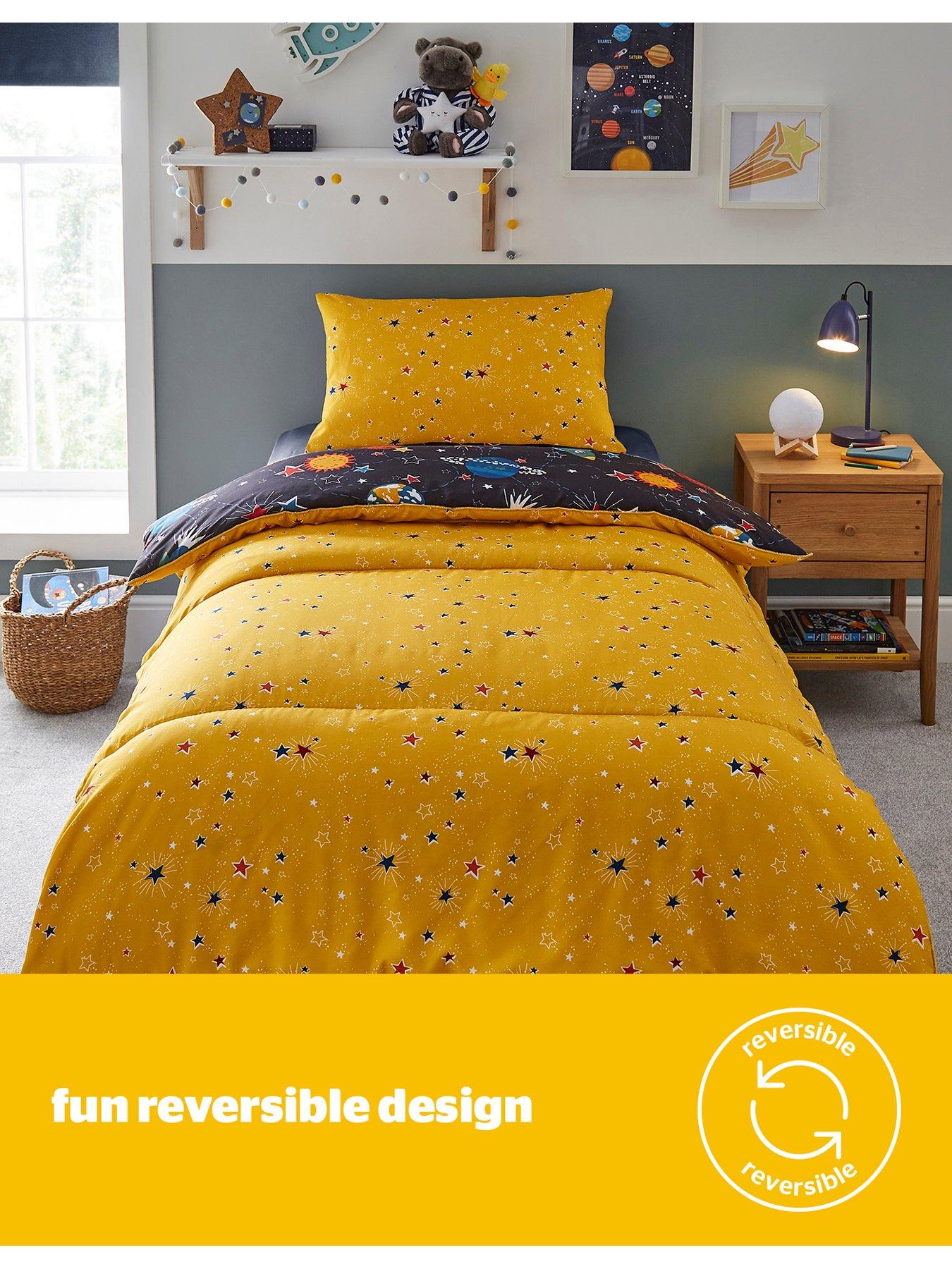Image 3 of 7 of Silentnight Healthy Growth Coverless Single Duvet and Pillowcase Set - 9 Tog - Space - Multi