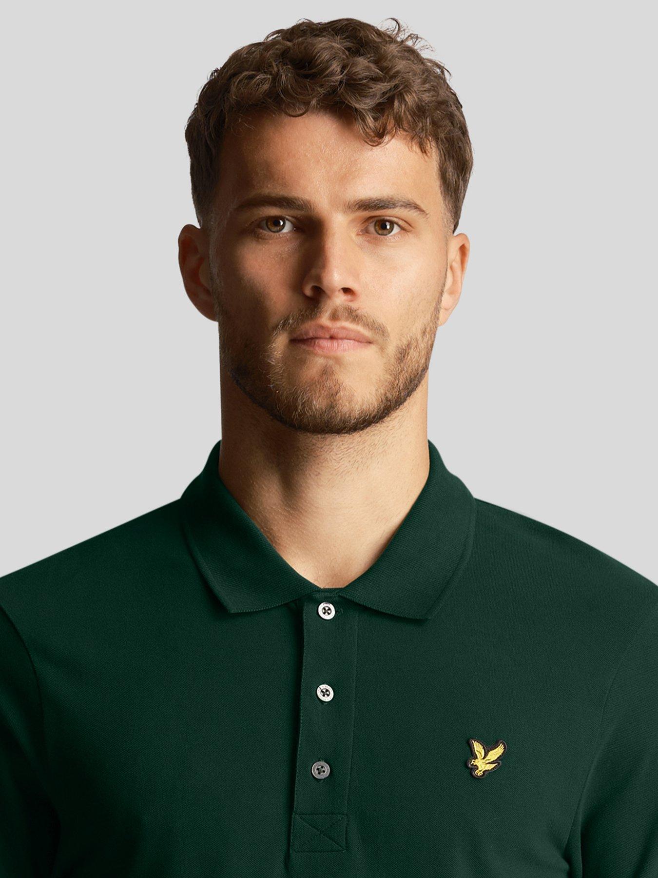 lyle-scott-regular-fit-logo-polo-shirt-greenoutfit