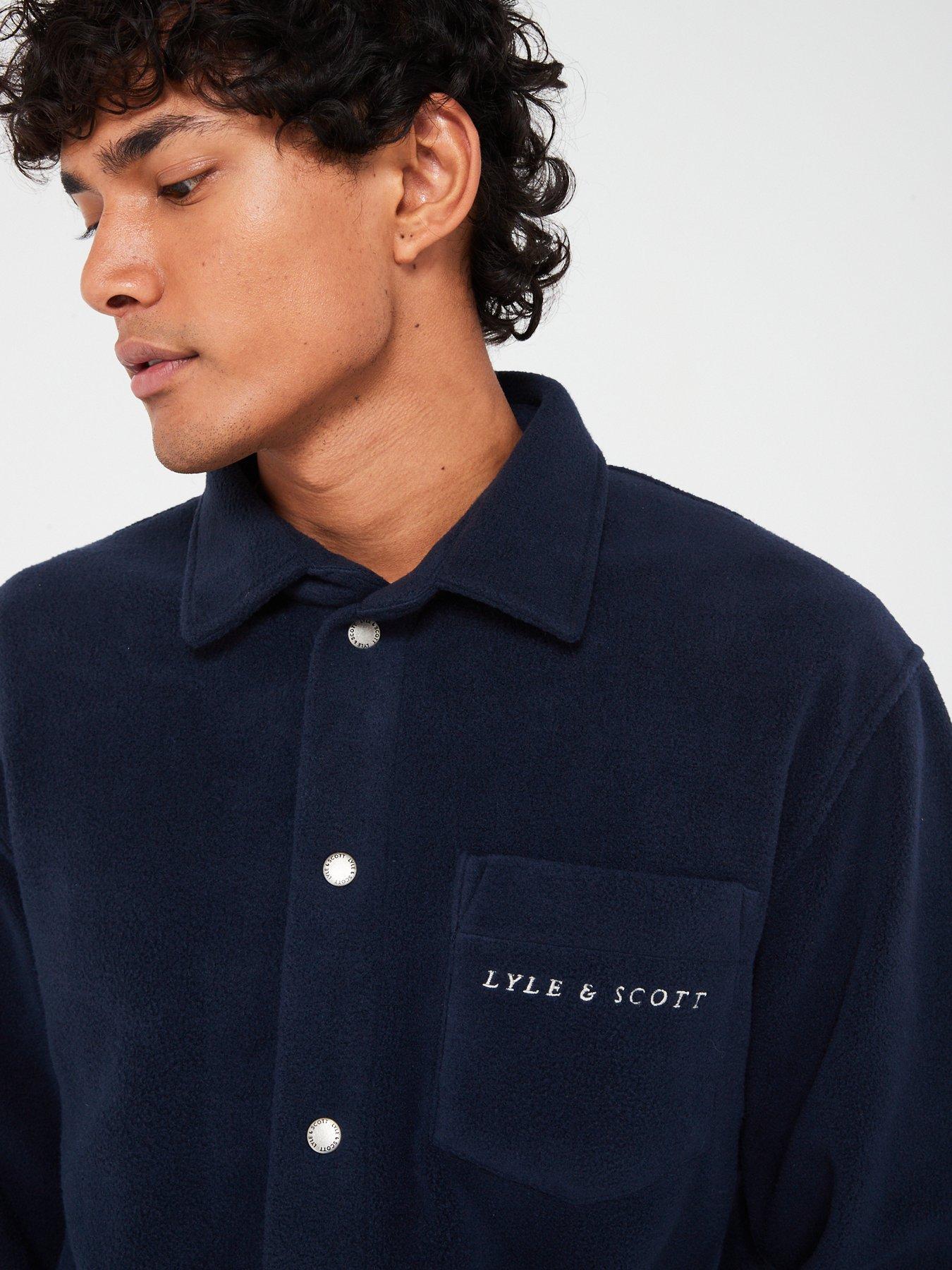 lyle-scott-lyle-amp-scott-embroidered-fleece-overshirt-navydetail