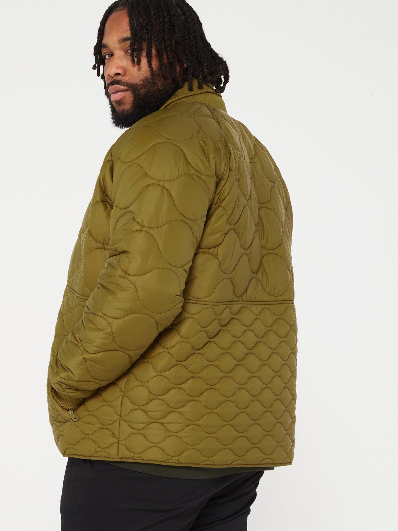 lyle-scott-lyle-amp-scott-big-amp-tall-quilted-bomber-jacket-khakistillFront