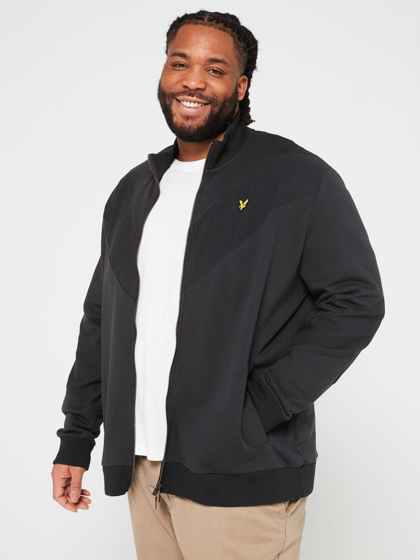 Lyle & scott zip deals through hooded core jacket