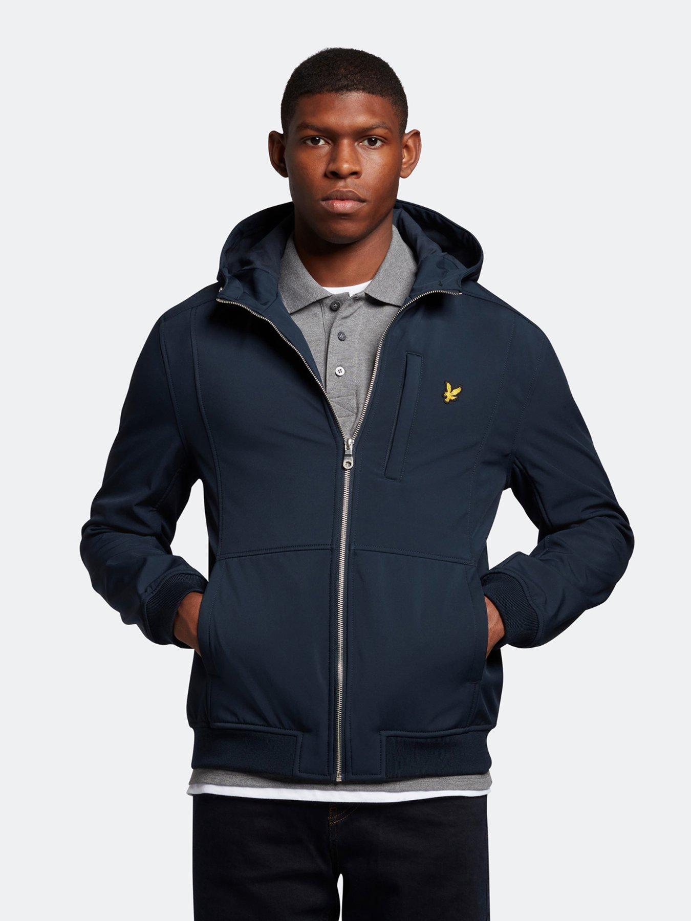 Lyle and scott navy jacket best sale