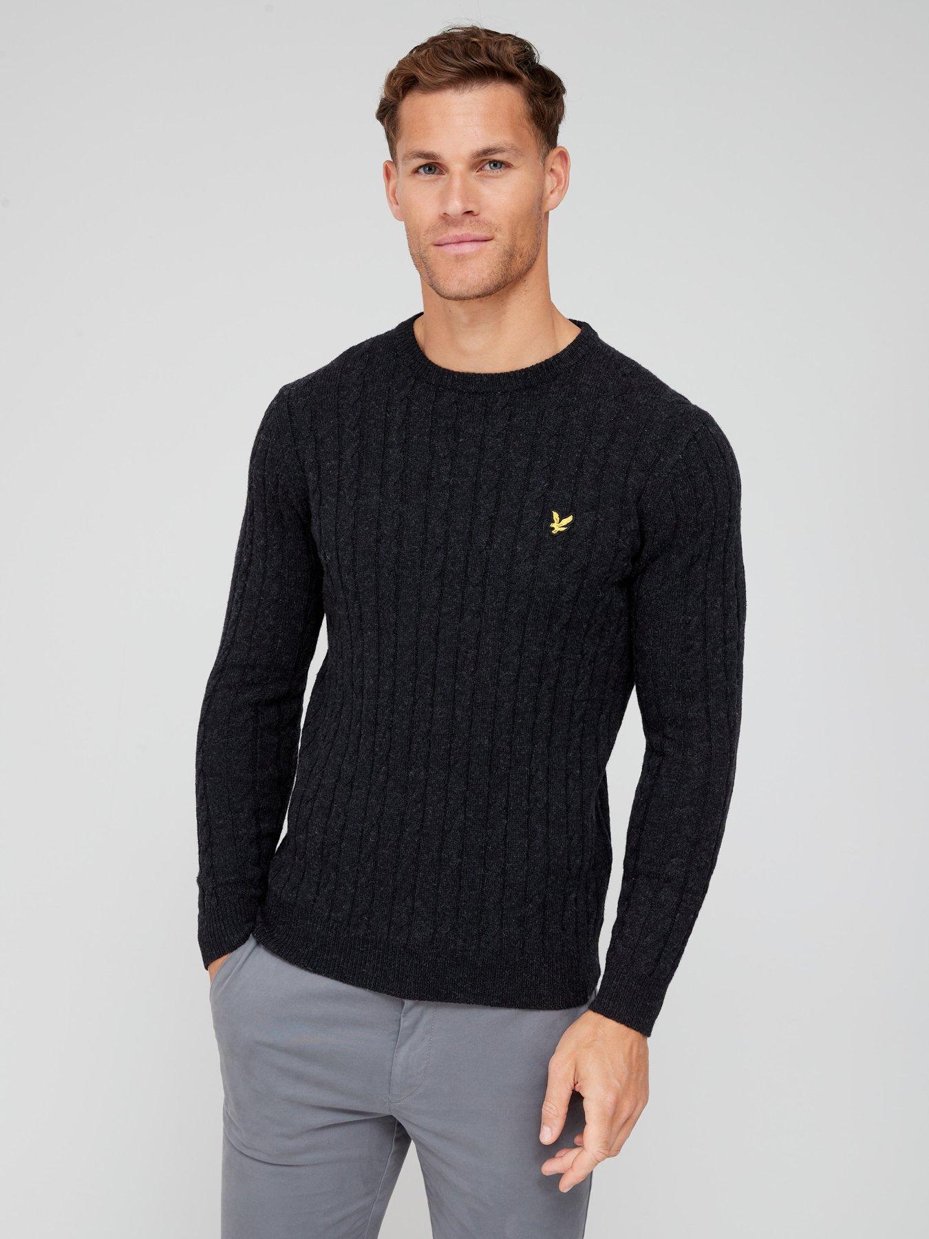 Mens lyle and 2025 scott cable knit jumper