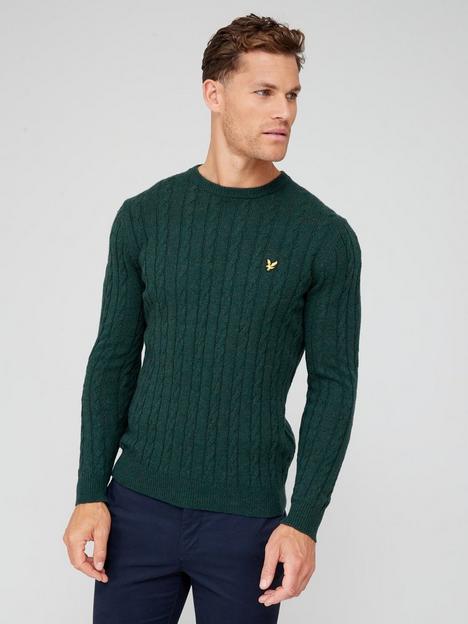 lyle-scott-lyle-amp-scott-cable-knit-jumper-dark-green