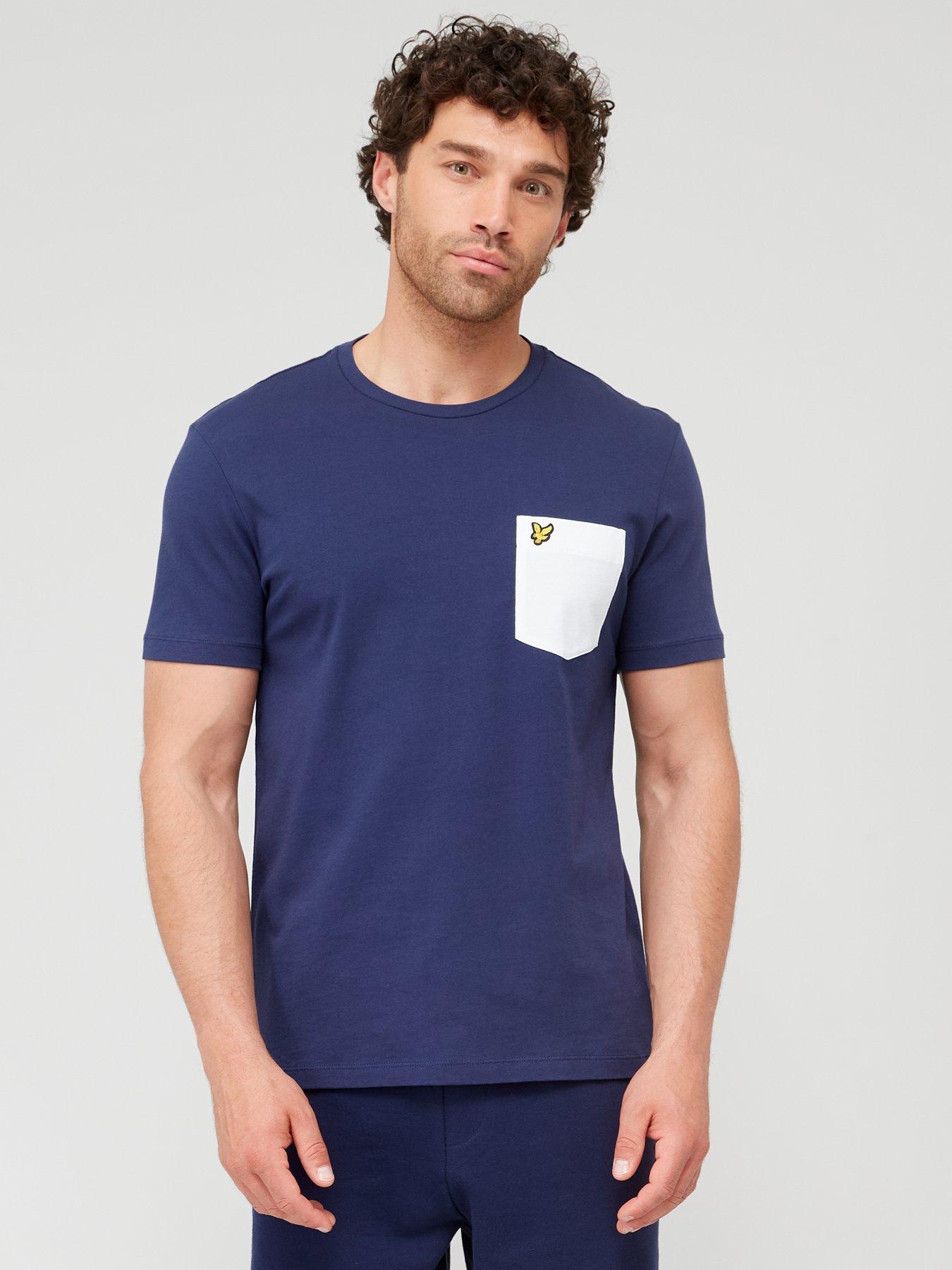 lyle-scott-contrast-pocket-t-shirt-navy