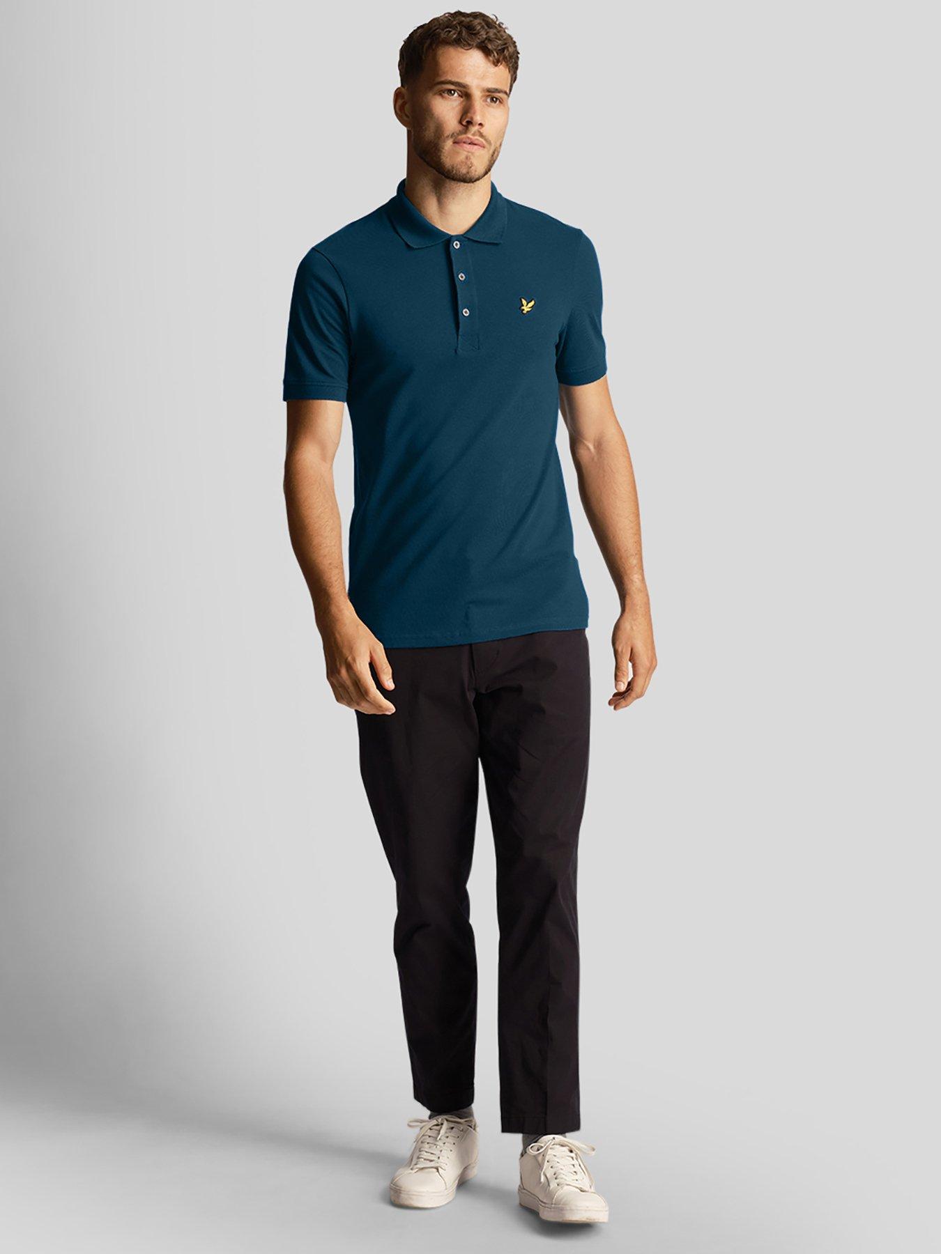 lyle-scott-plain-polo-shirt-navyback